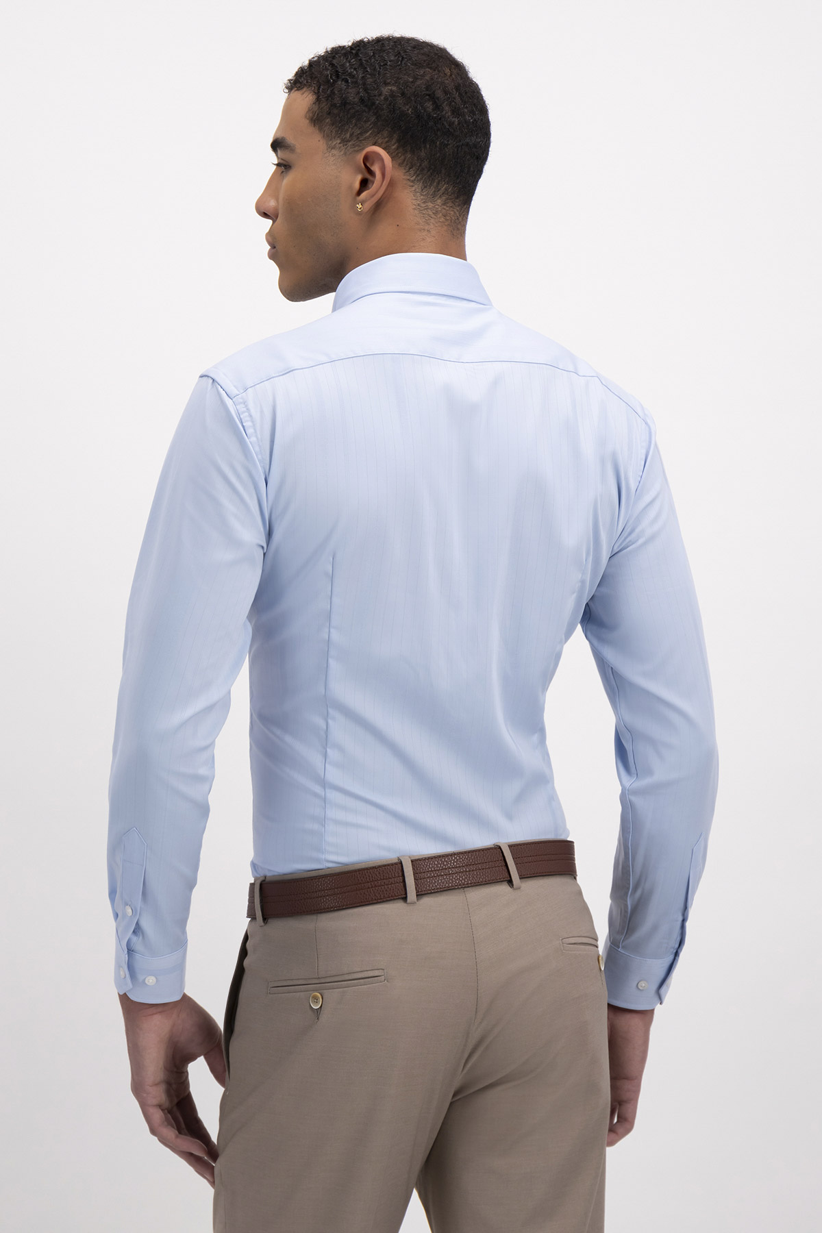 Camisa Formal Milk Touch Slim Fit Lmental