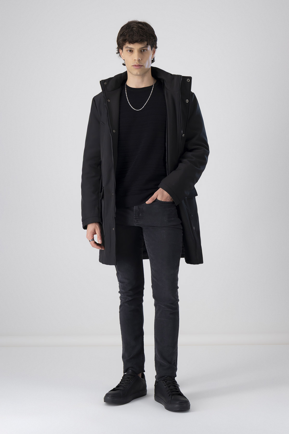 Chamarra Pechera Desmontable Slim Fit Lmental image number 3