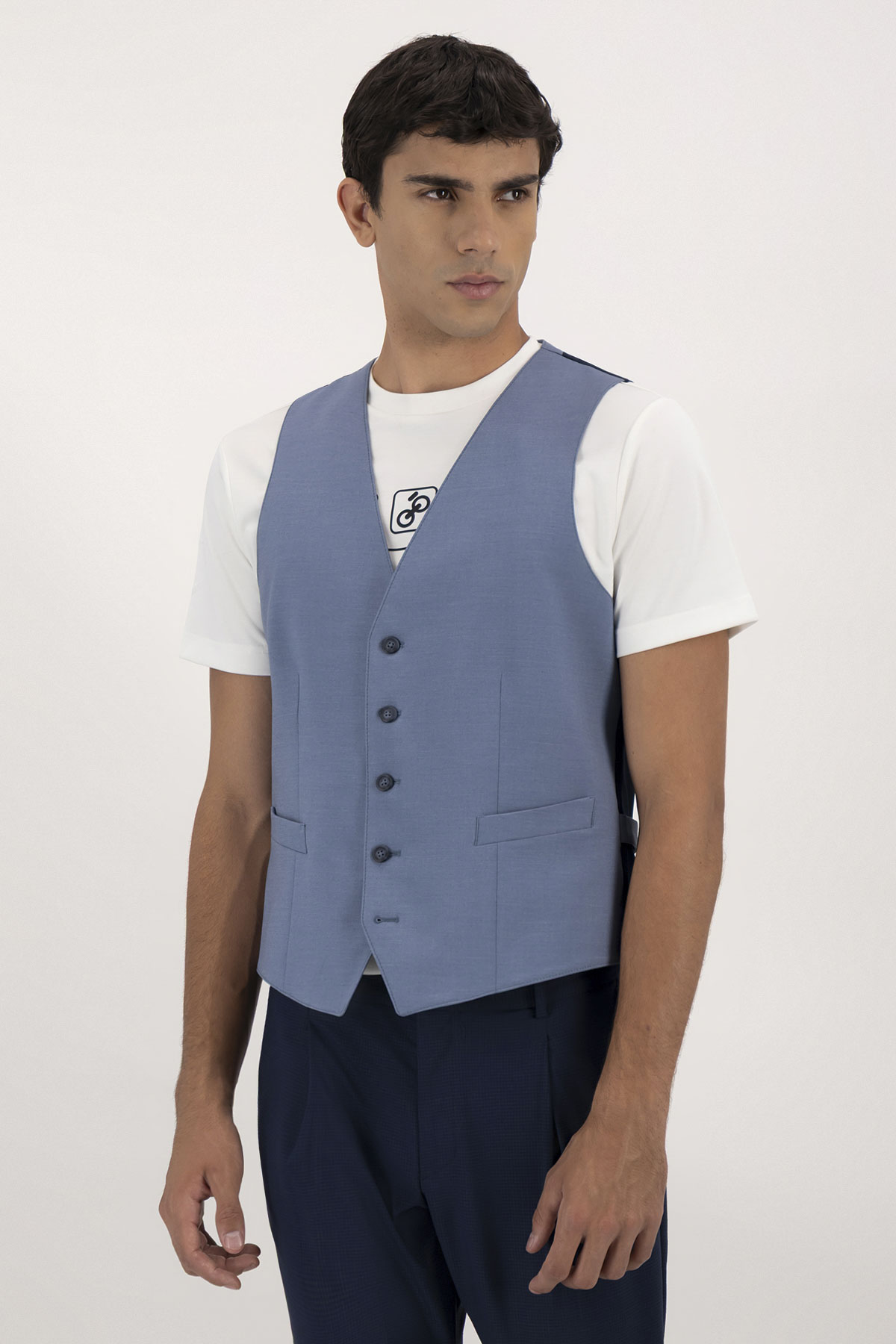 Chaleco Formal Bamboo Fiber Slim Fit Lmental