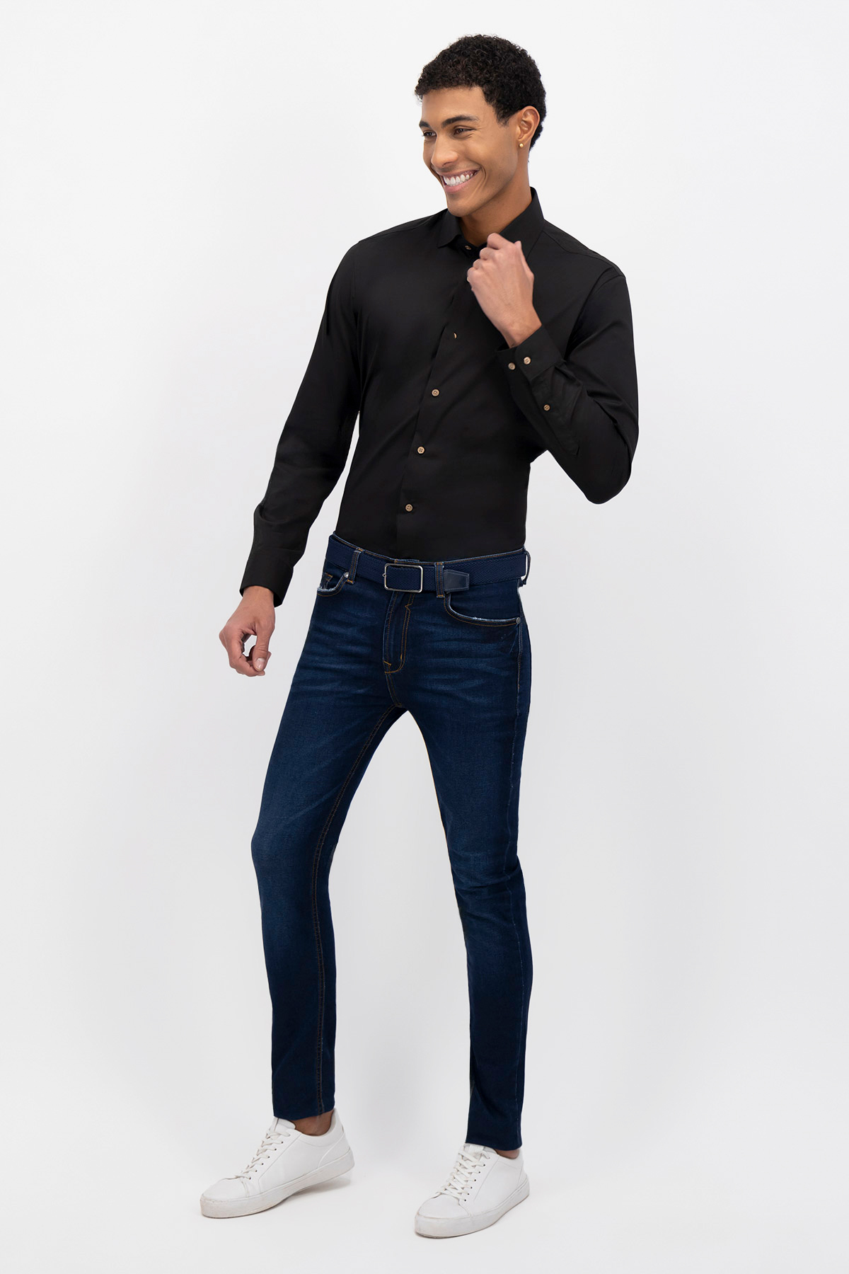 CAMISA FORMAL TLAOLLI SLIM FIT MENS FASHION image number 2