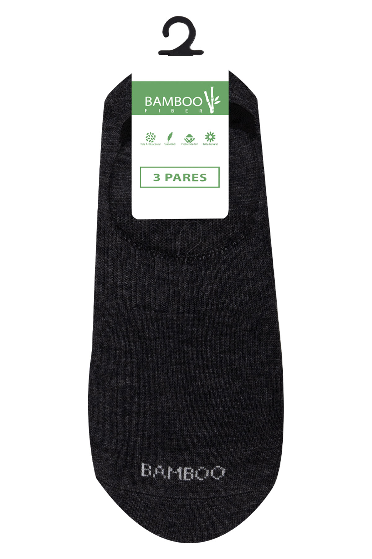 3 Pack Calcetines Bamboo Fiber Mens Fashion image number 0