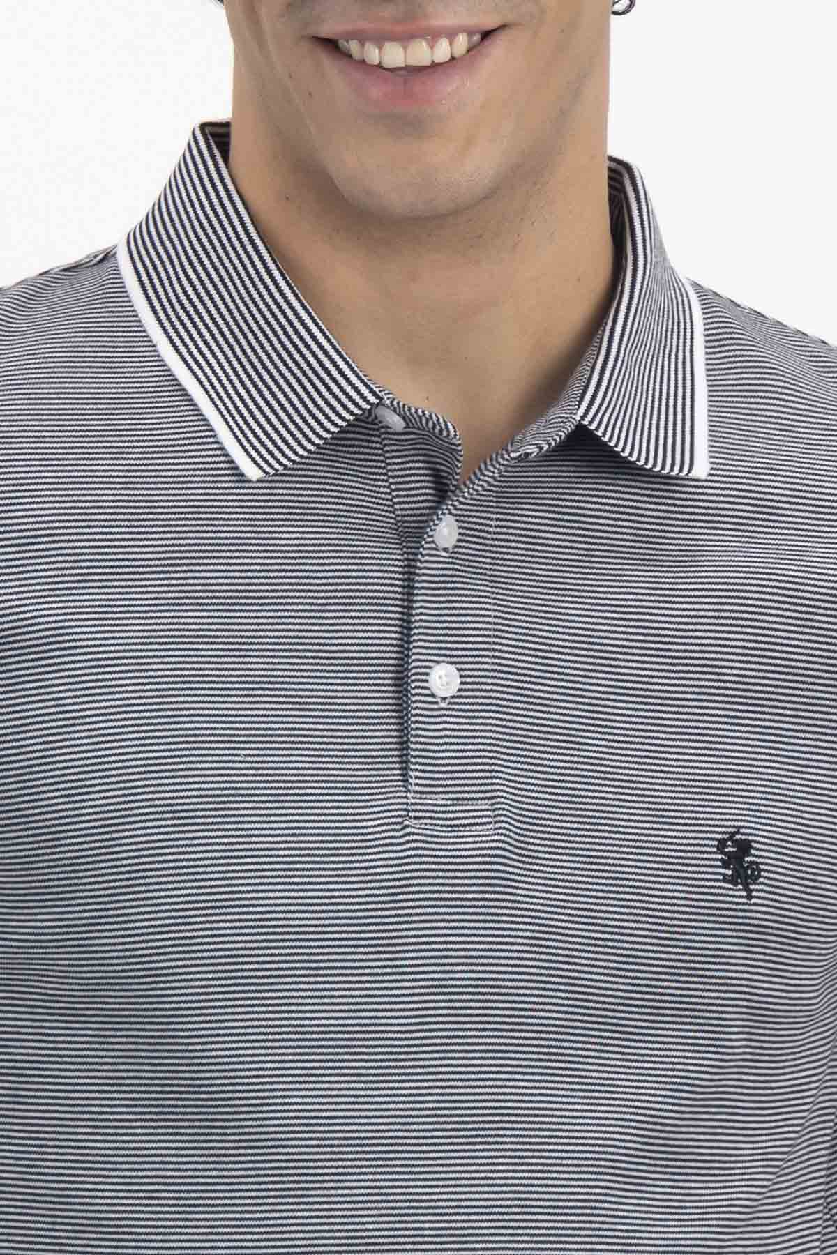 PLAYERA TIPO POLO PREMIUM COTTON CONTEMPORARY FIT LAMBERTI image number 2