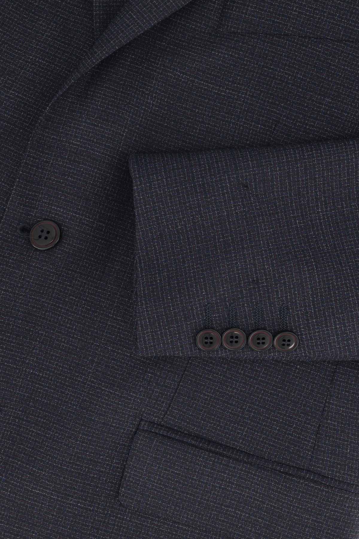 SACO CASUAL FRESCO DI LANA SLIM FIT LAMBERTI image number 3