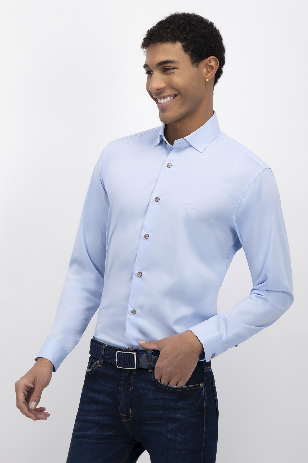 CAMISA FORMAL TLAOLLI CONTEMPORARY FIT MENS FASHION