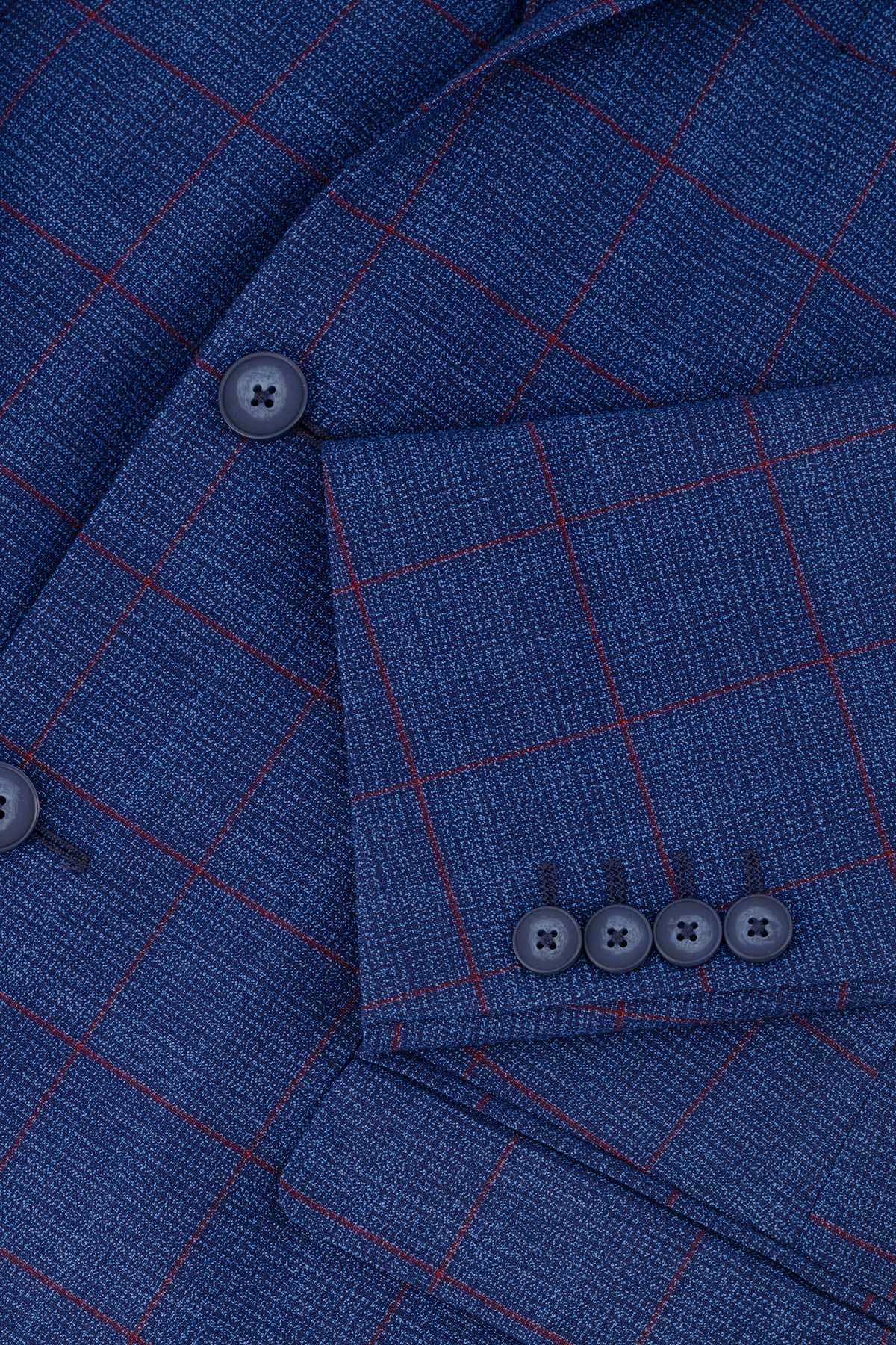 SACO SEPARATE AZUL COBALTO SKINNY FIT LMENTAL image number 3