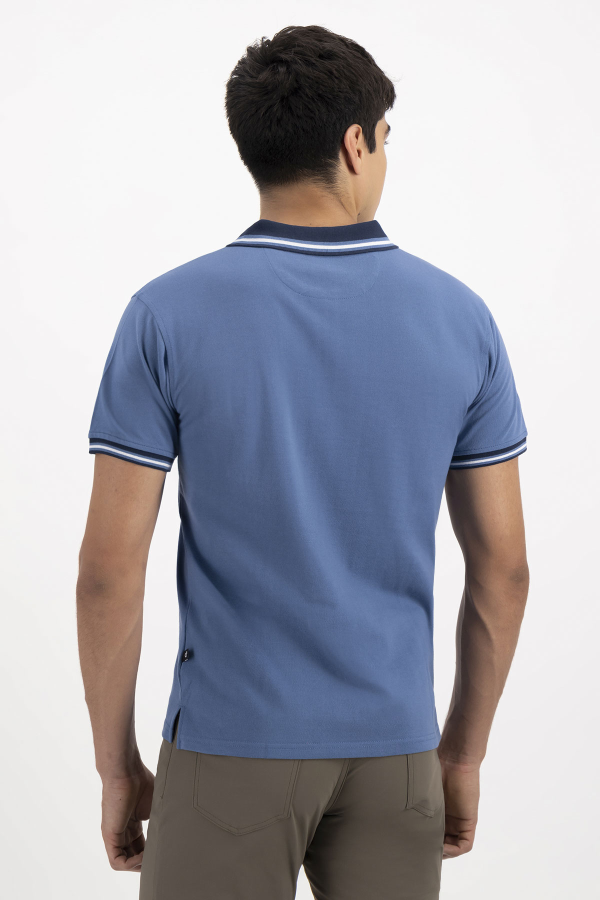 PLAYERA TIPO POLO CASUAL SLIM FIT LMENTAL image number 1