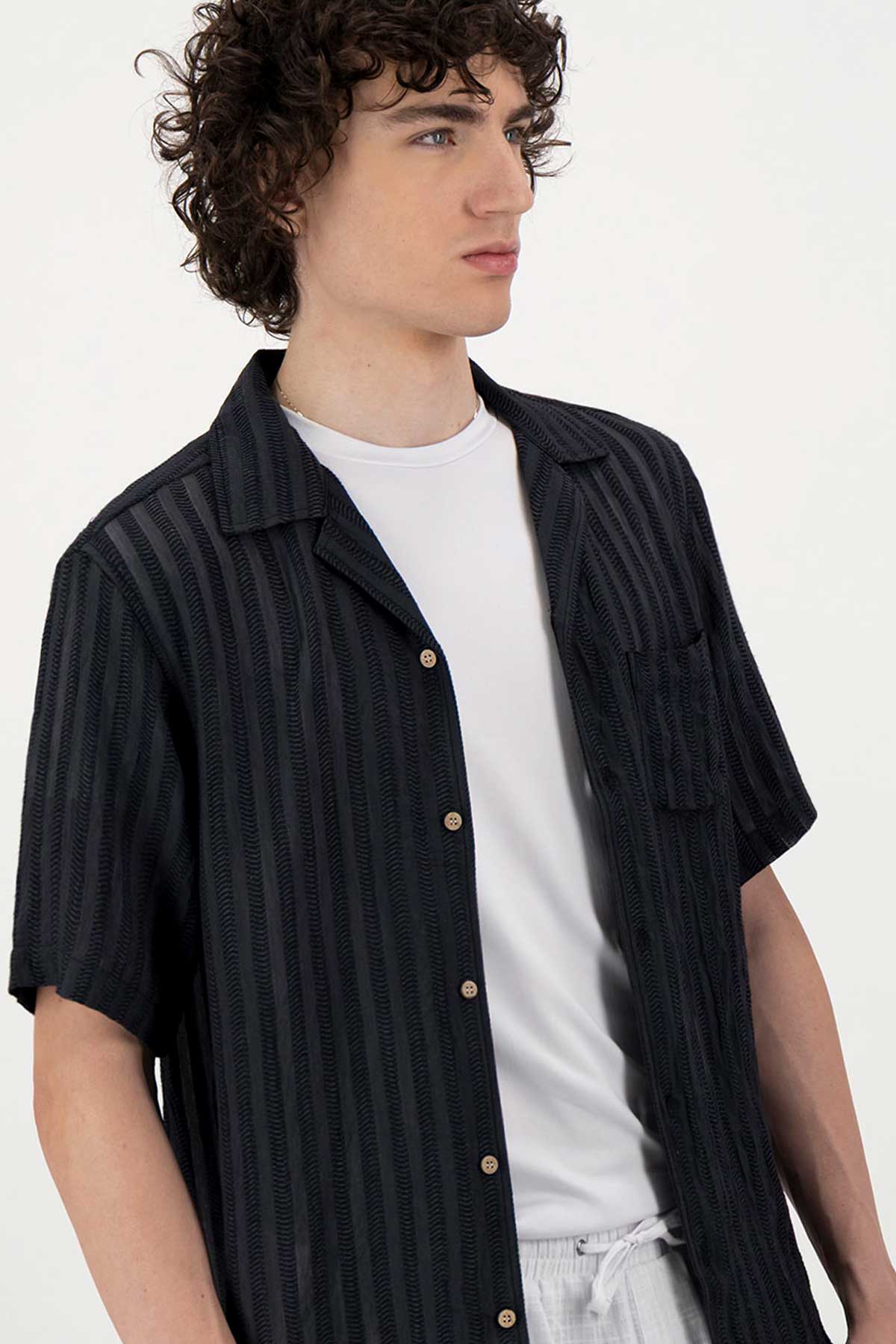 Camisa Casual Slim Fit Lmental