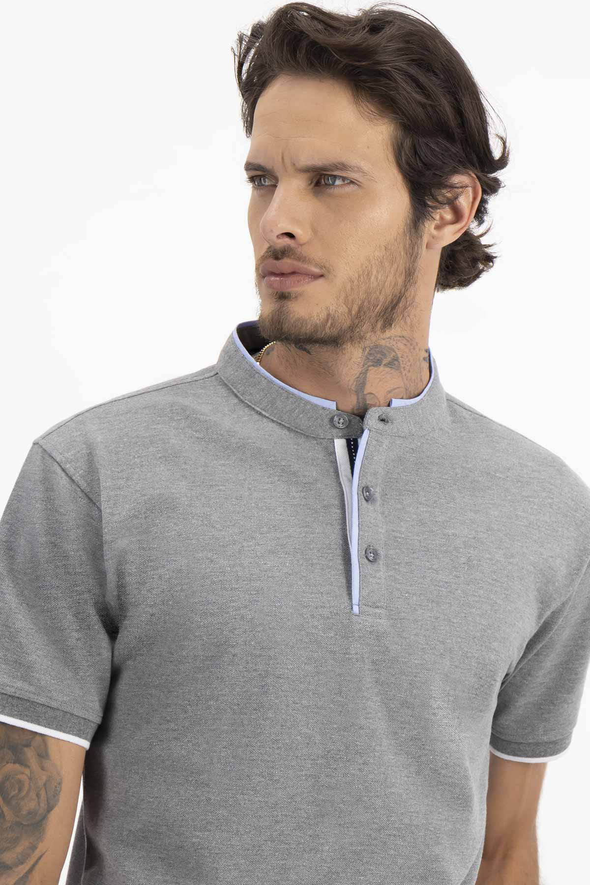 PLAYERA TIPO POLO SLIM FIT LMENTAL