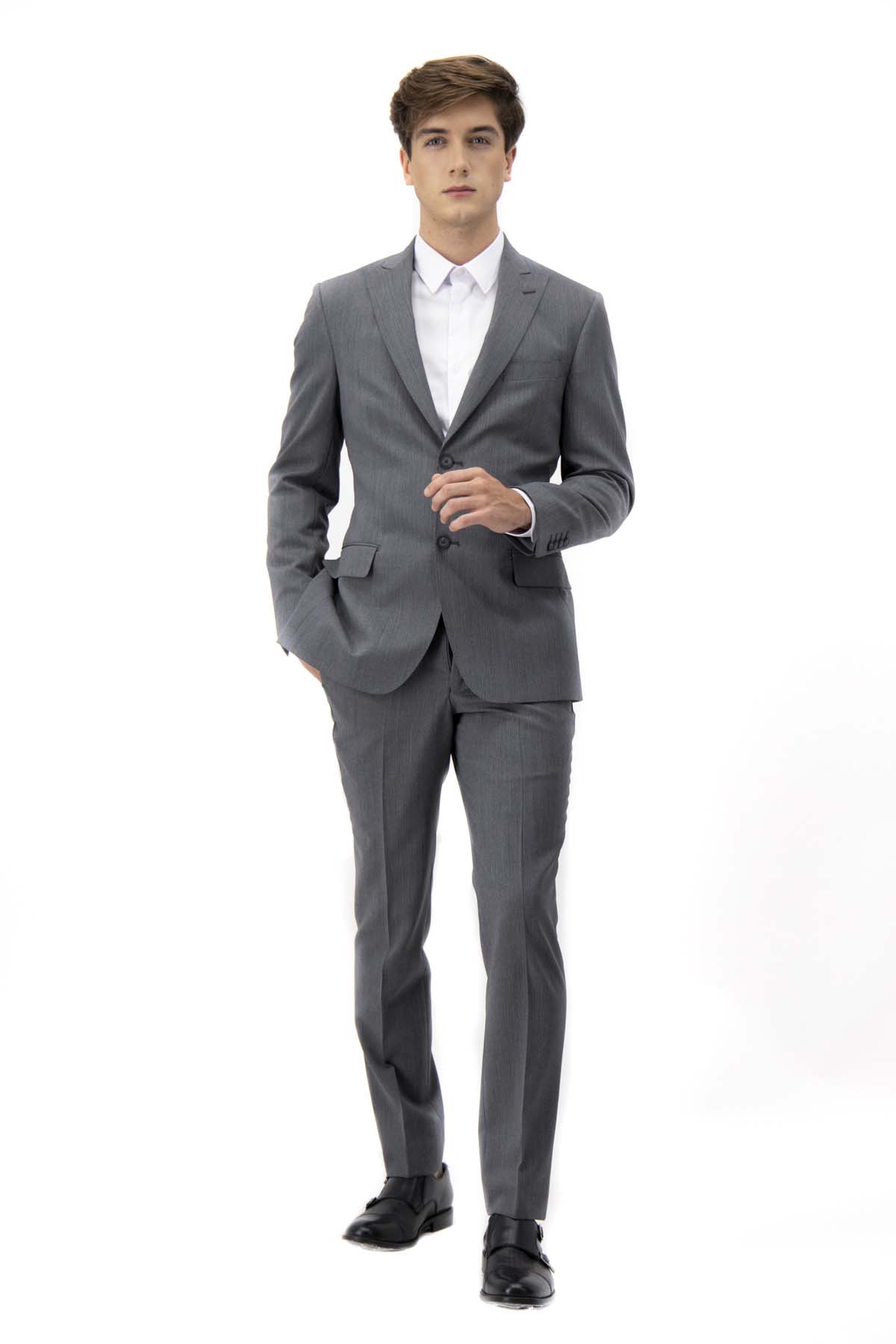 TRAJE GRIS CONTEMPORANEO LAMBERTI image number 0