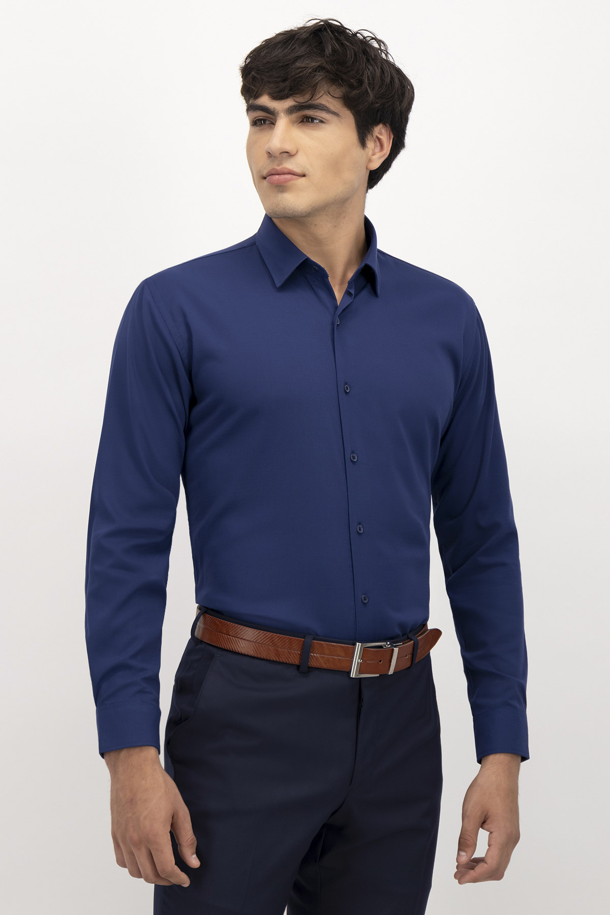 CAMISA FORMAL MILK TOUCH SLIM FIT LMENTAL
