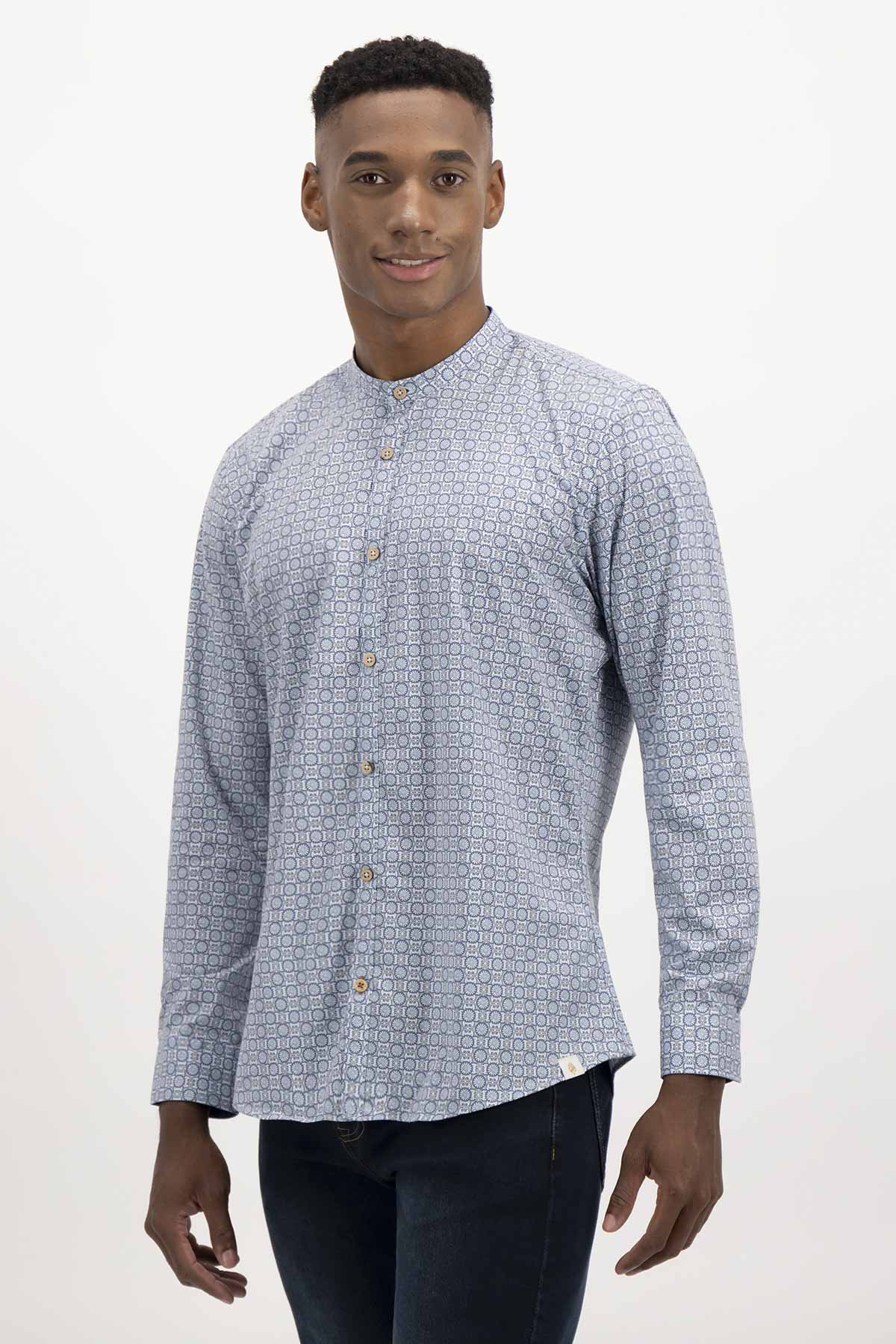 CAMISA CASUAL TLAOLLI SLIM FIT MENS FASHION