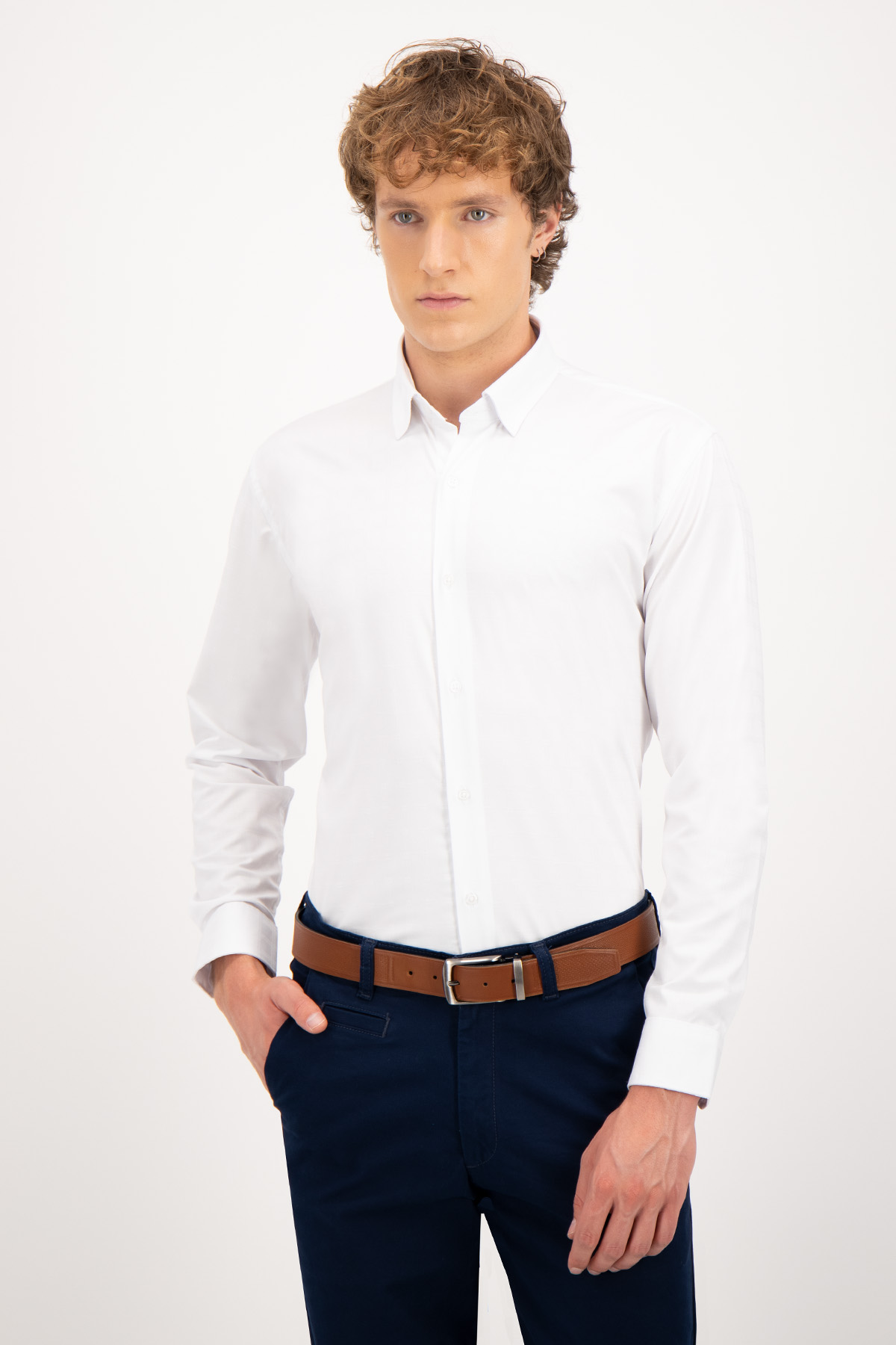 CAMISA FORMAL BAMBOO FIBER SLIM FIT LMENTAL