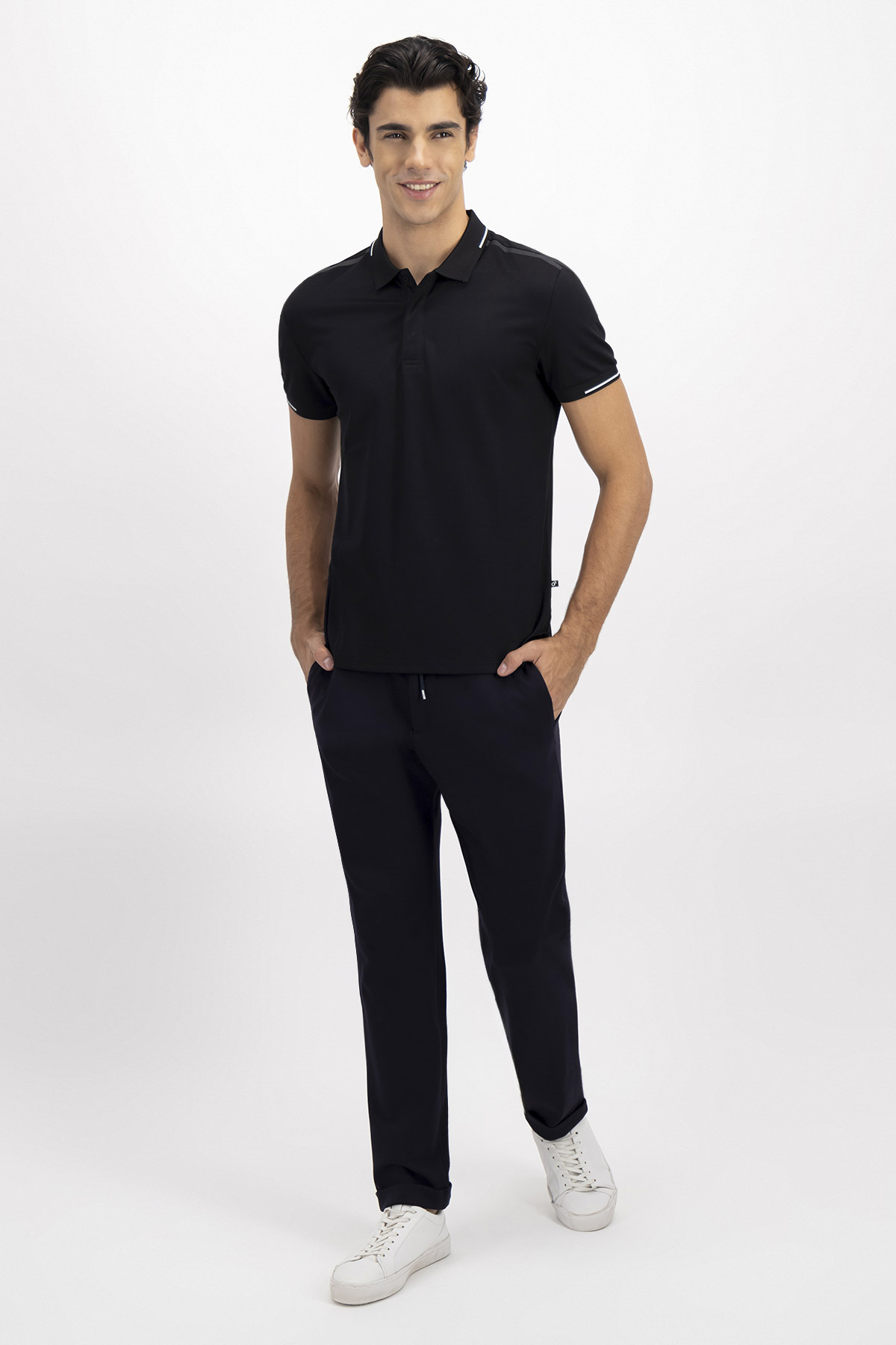 PLAYERA POLO MOVE SLIM FIT LMENTAL image number 3
