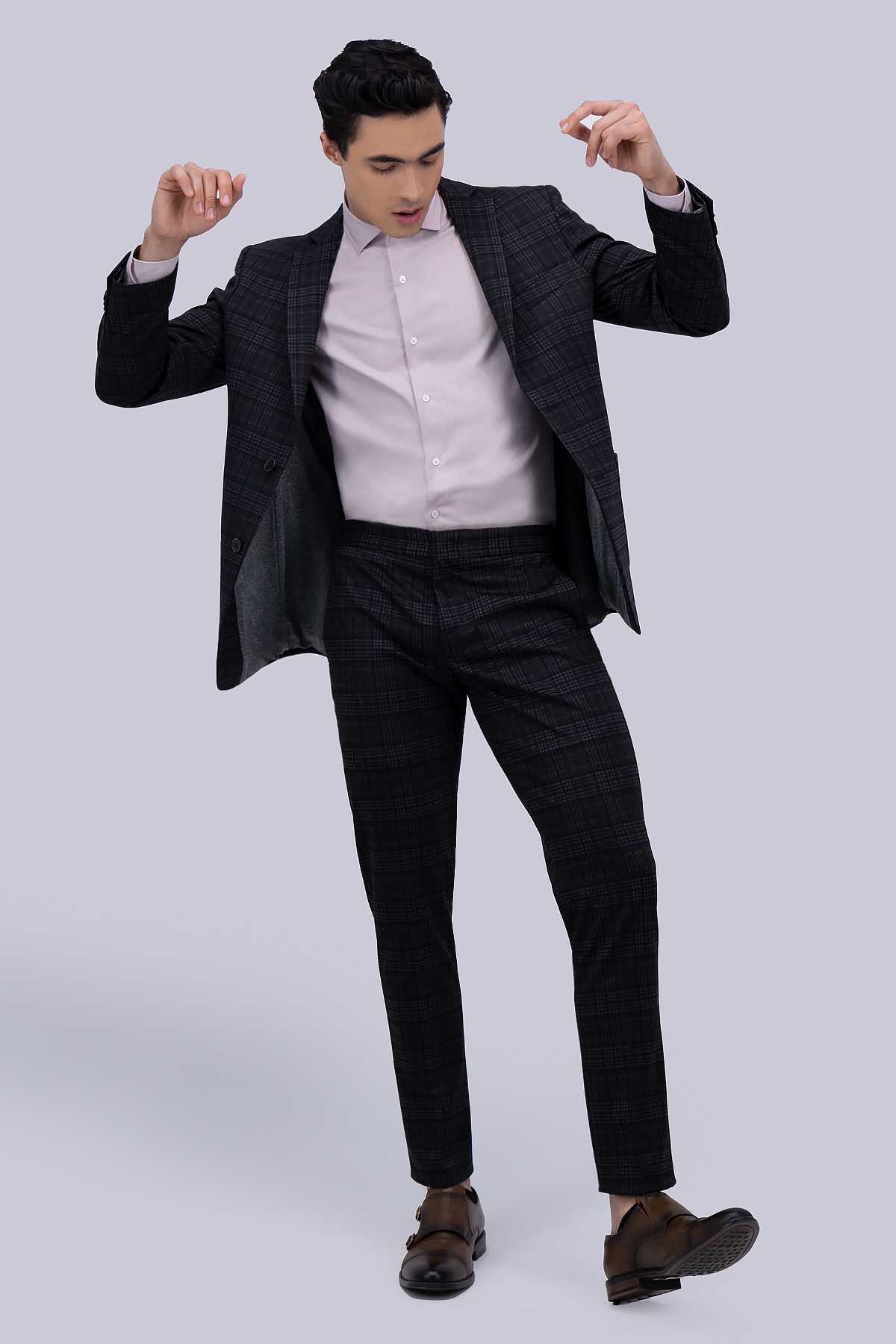 traje separate slim fit lmental