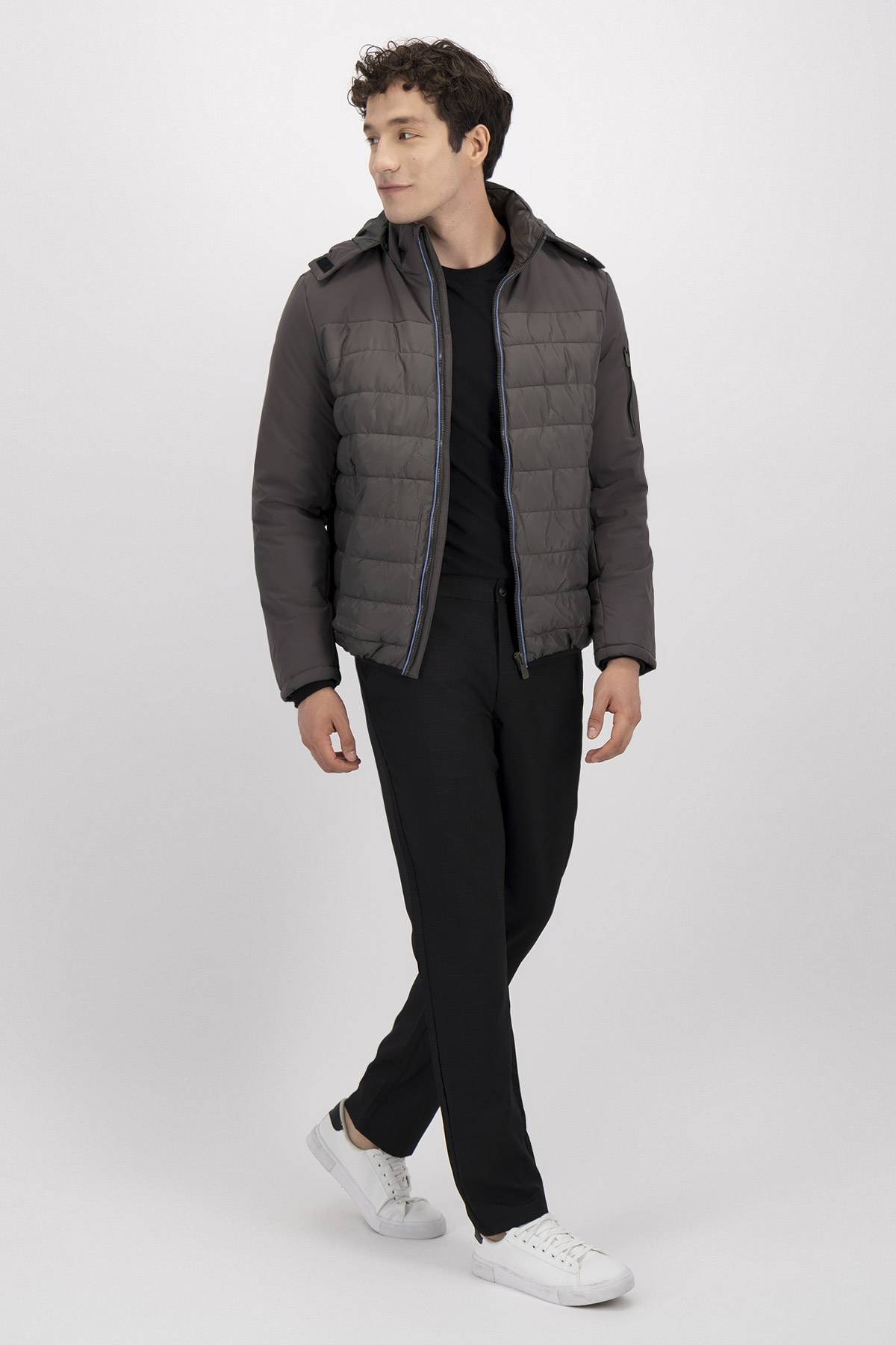 Chamarra Puffer Técnica Slim