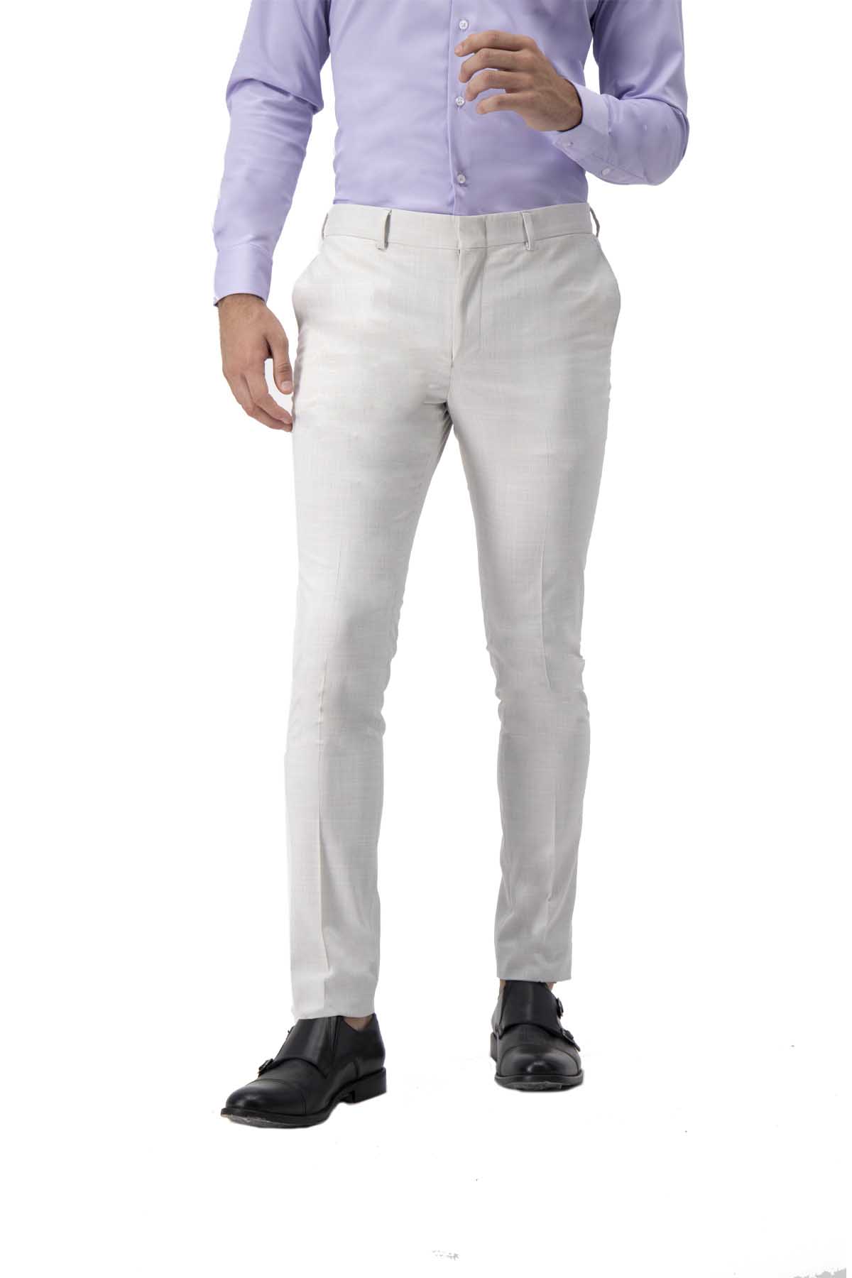 PANTALÓN SEPARATE GRIS SKINNY FIT LMENTAL image number 0