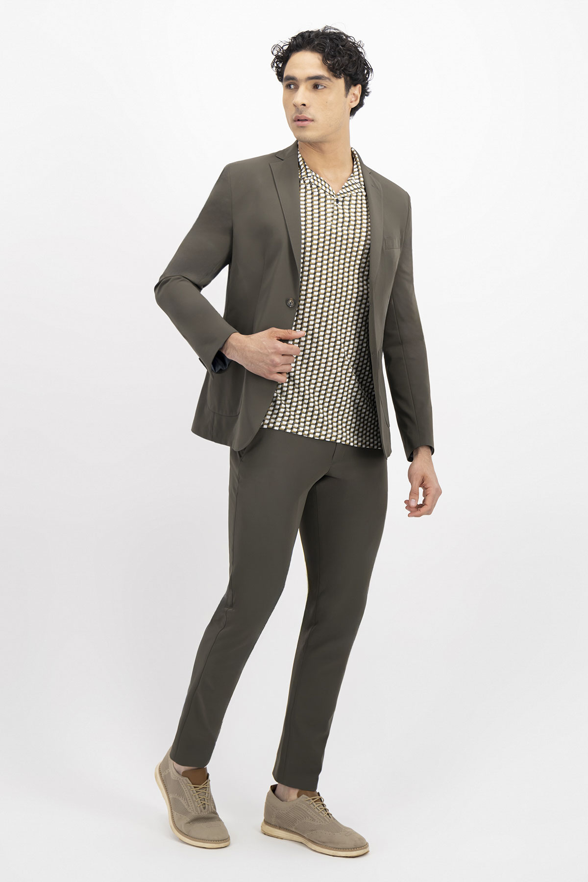 SACO SEPARATE MOVE SLIM FIT LMENTAL image number 2