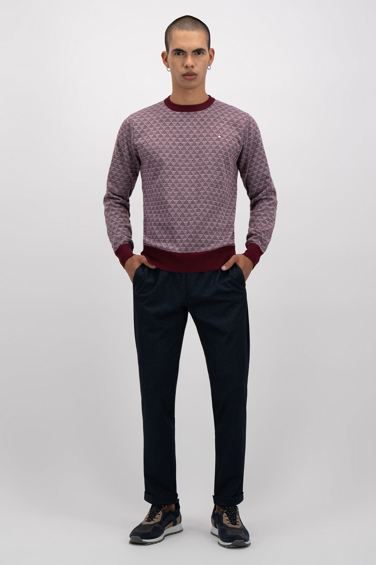 SUÉTER SLIM FIT LMENTAL image number 0