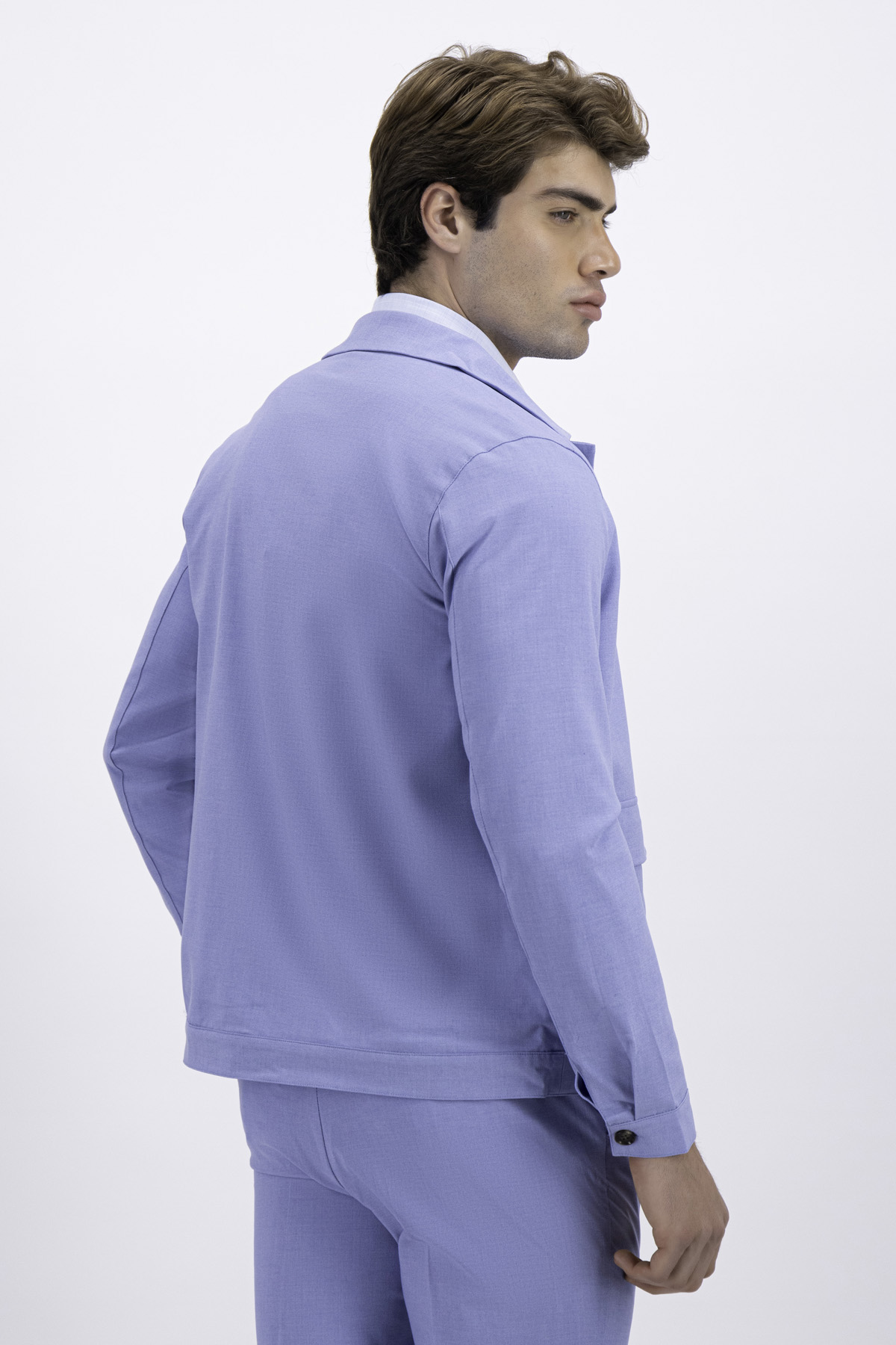 CHAMARRA CASUAL AZUL CLARO SLIM FIT LMENTAL image number null