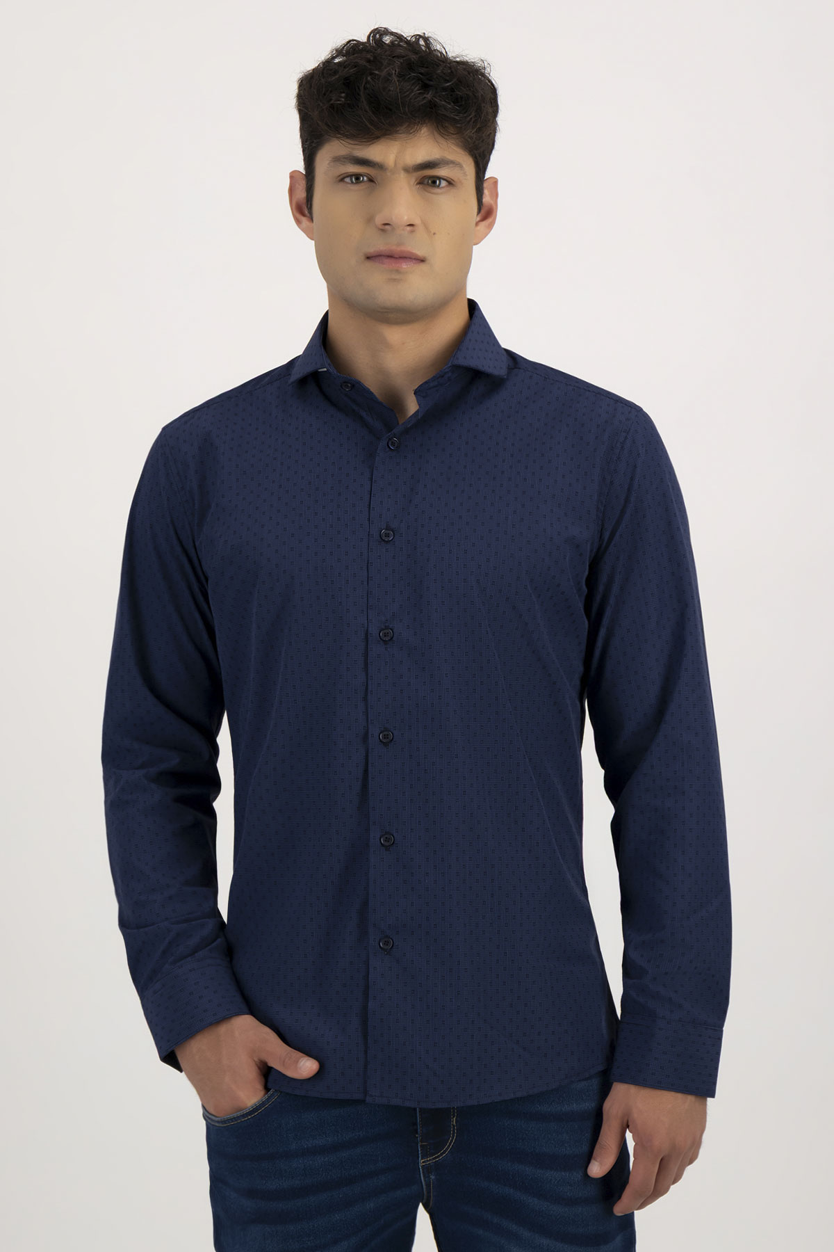 Camisa Formal Bamboo Fiber Slim Fit