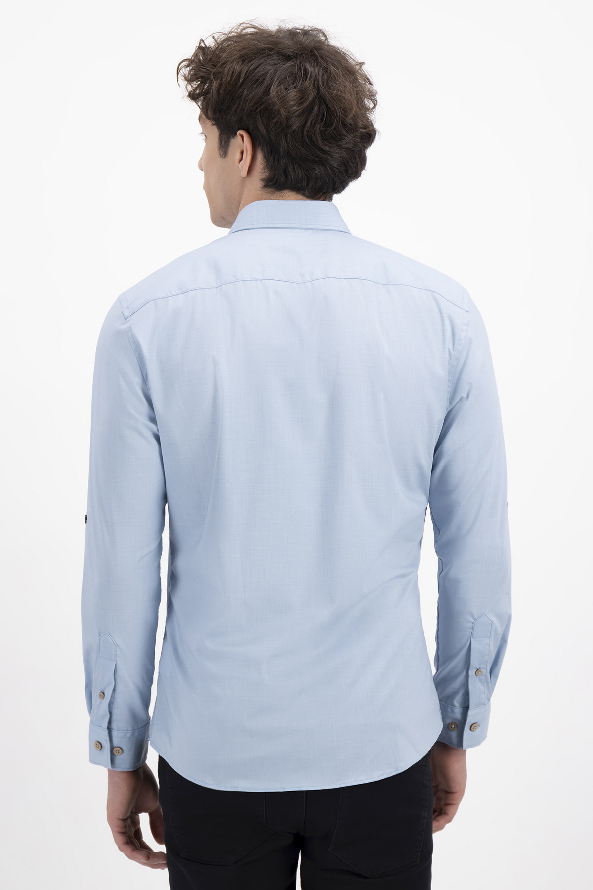CAMISA CASUAL TLAOLLI SLIM FIT MENS FASHION image number 2
