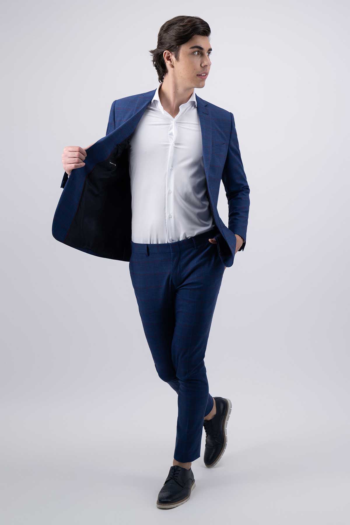 SACO SEPARATE AZUL COBALTO SKINNY FIT LMENTAL image number 0