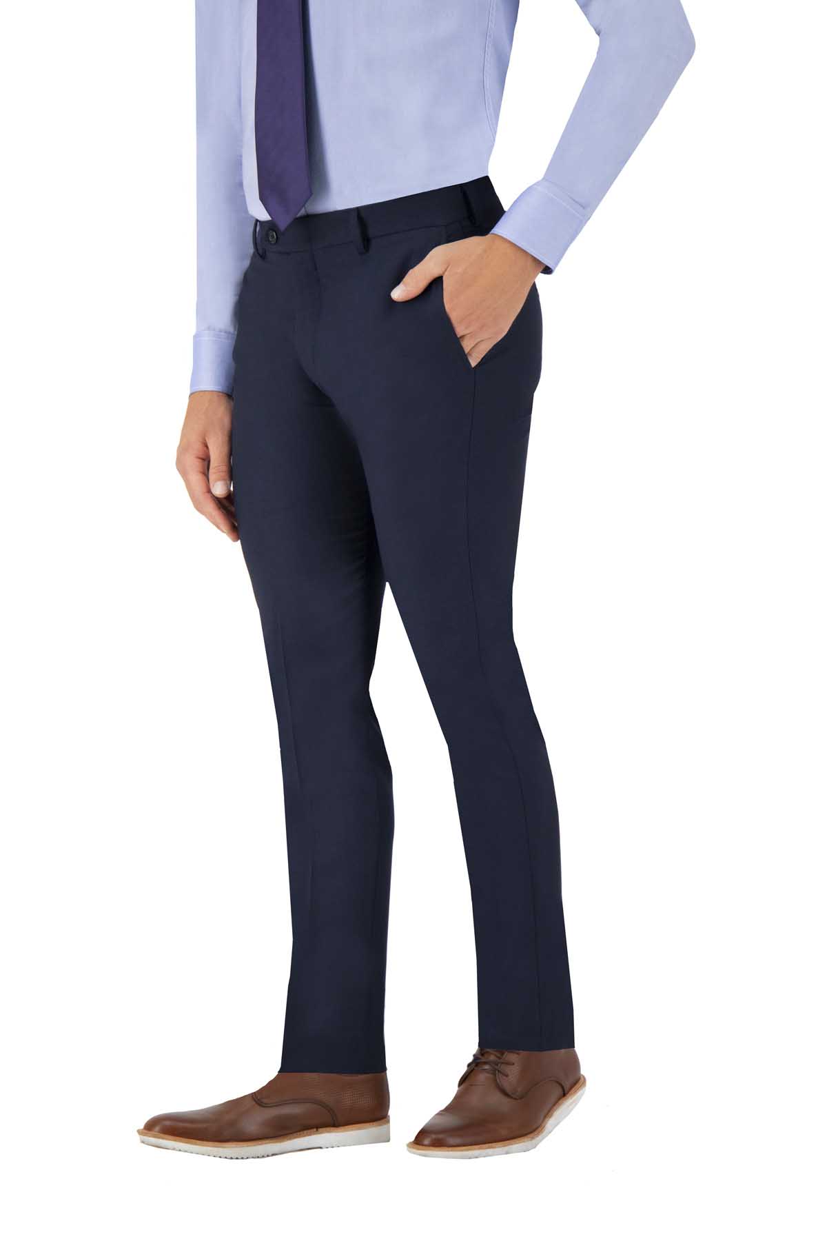 TRAJE AZUL MARINO SLIM FIT LAMBERTI image number 4
