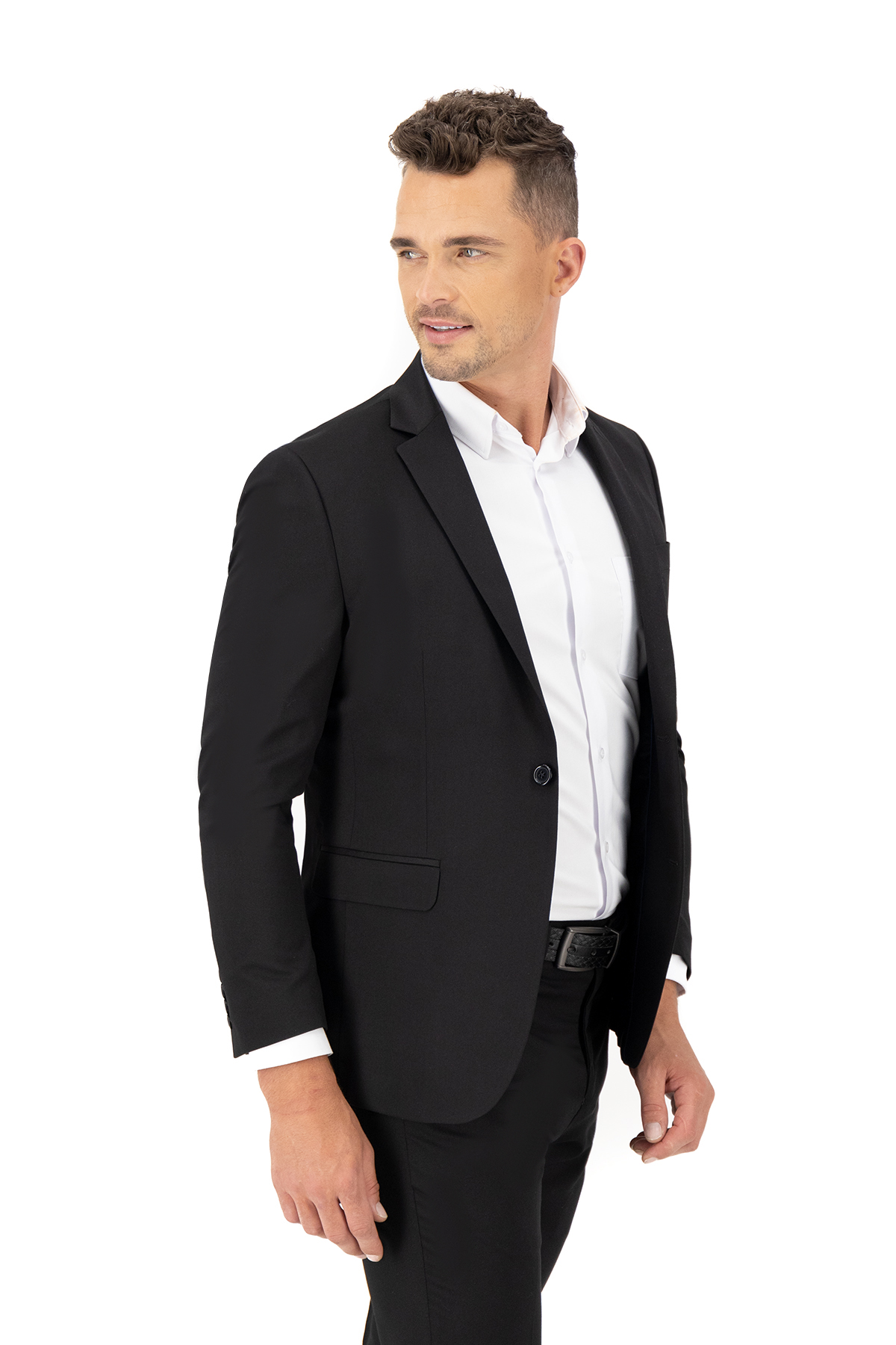 SACO VESTIR NEGRO SLIM FIT LMENTAL