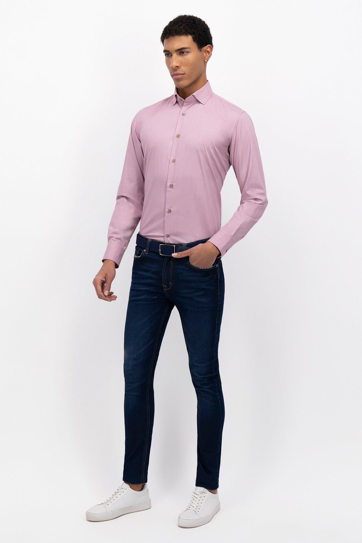 CAMISA FORMAL TLAOLLI CONTEMPORARY FIT MENS FASHION image number 2