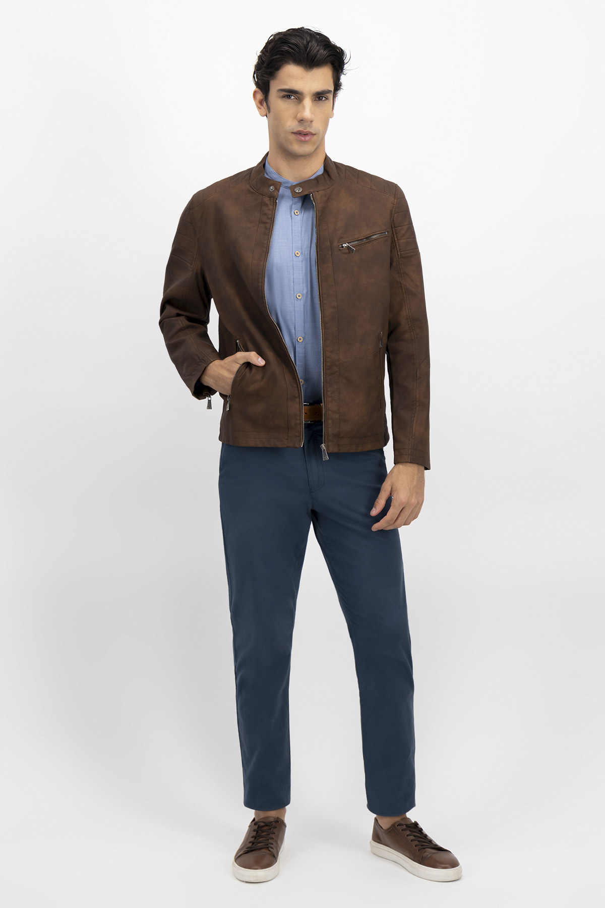 CHAMARRA SLIM FIT LMENTAL image number 2