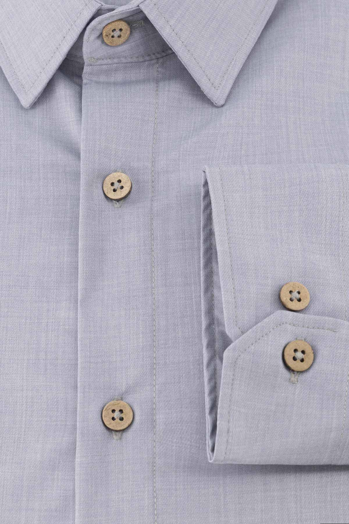 CAMISA CASUAL TLAOLLI SLIM FIT MENS FASHION image number 4