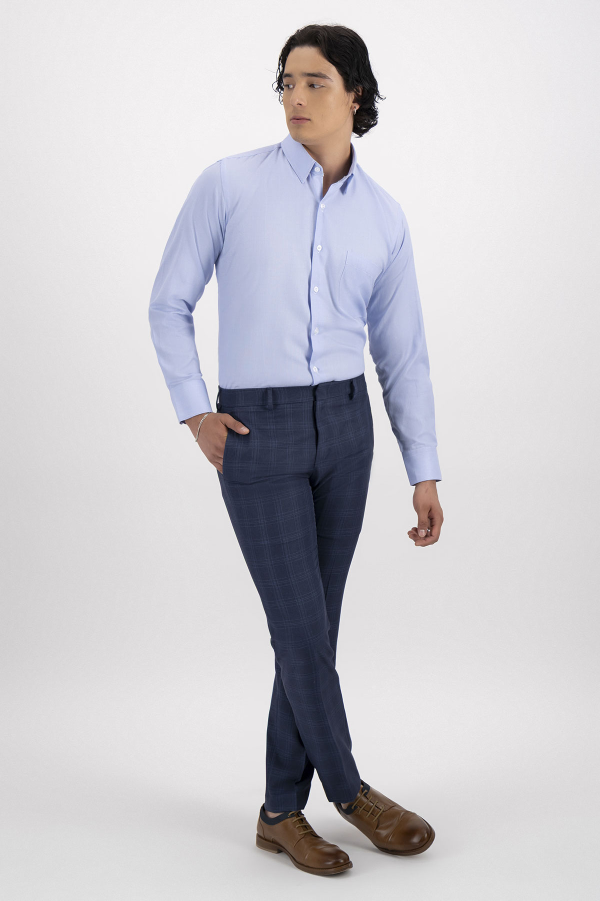 Camisa Cotton Blend Contemporary image number 4