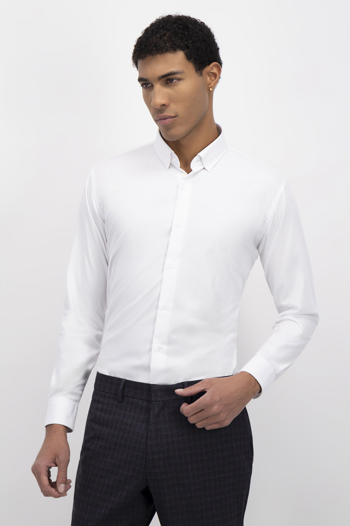 CAMISA FORMAL BAMBOO FIBER SLIM FIT LMENTAL image number 0