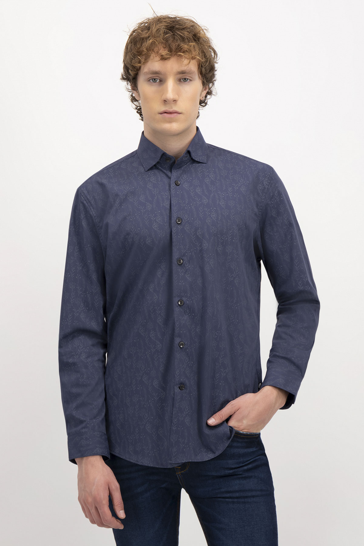 CAMISA CASUAL BAMBOO FIBER SLIM FIT LMENTAL