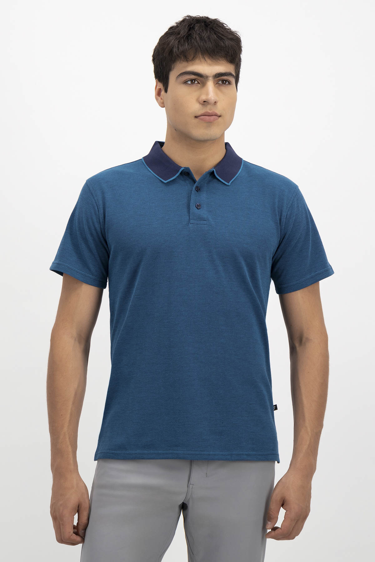 PLAYERA TIPO POLO CASUAL SLIM FIT LMENTAL
