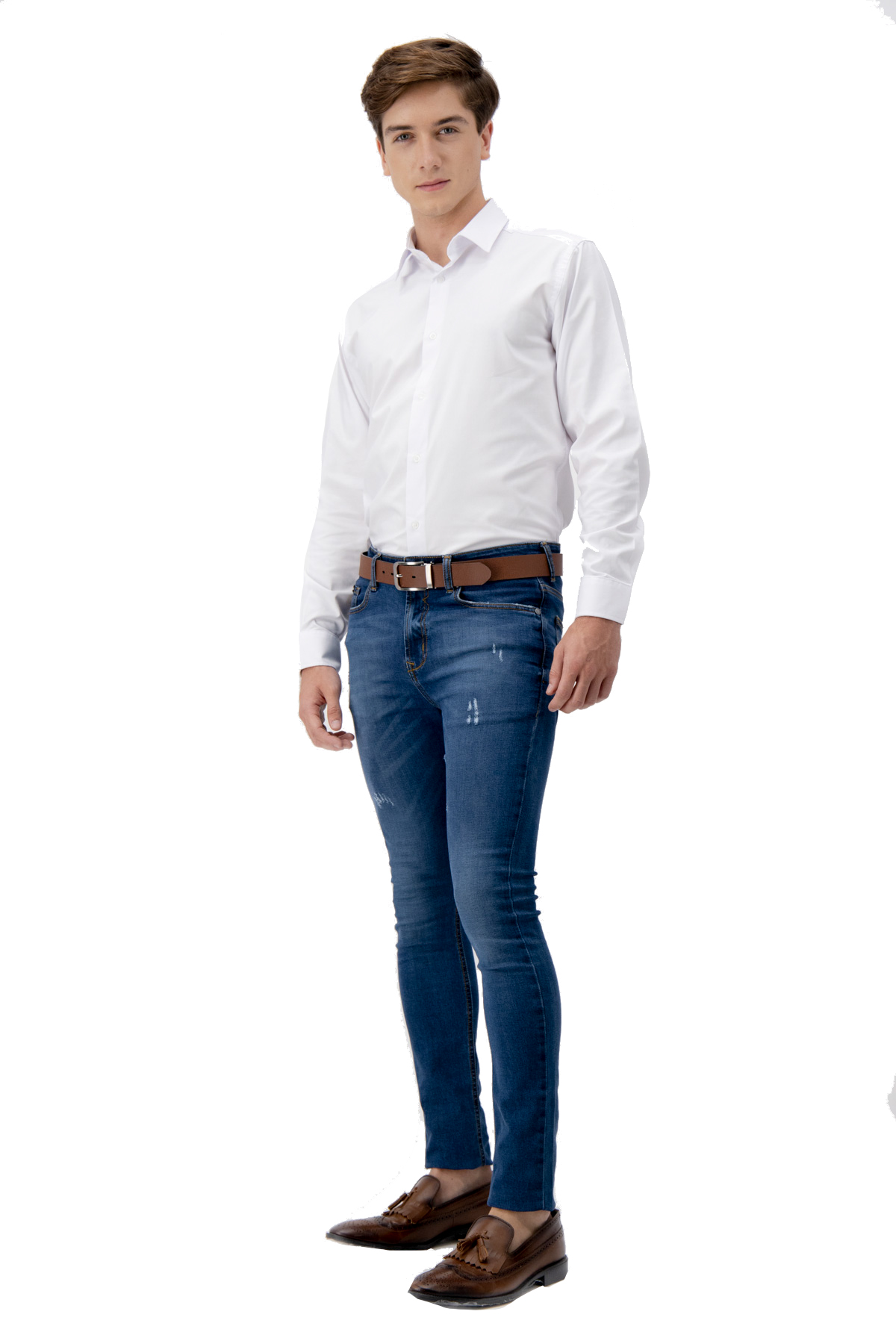 CAMISA VESTIR BLANCO SLIM FIT LMENTAL image number 3