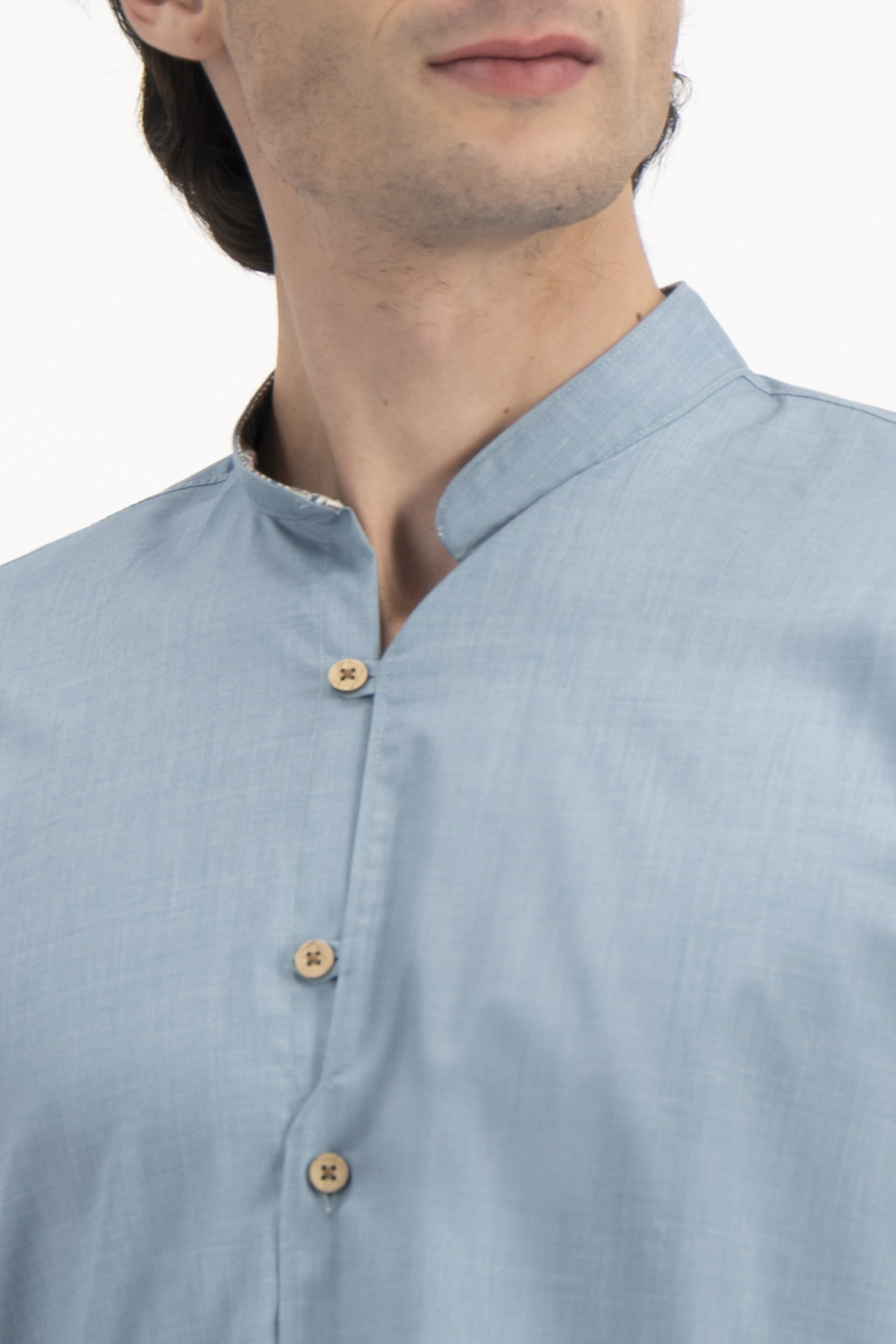 CAMISA CASUAL TLAOLLI SLIM FIT MENS FASHION image number 2