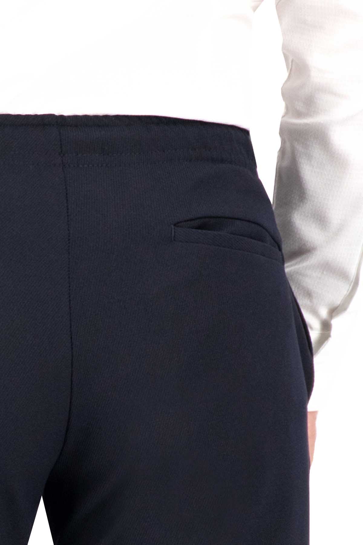PANTALÓN SEPARATE TIPO JOGGERS AZUL MARINO SLIM FIT LMENTAL image number 3