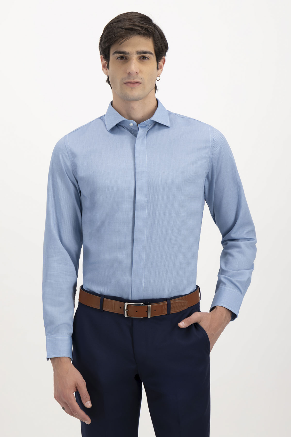 CAMISA FORMAL BAMBOO FIBER SKINNY FIT LMENTAL