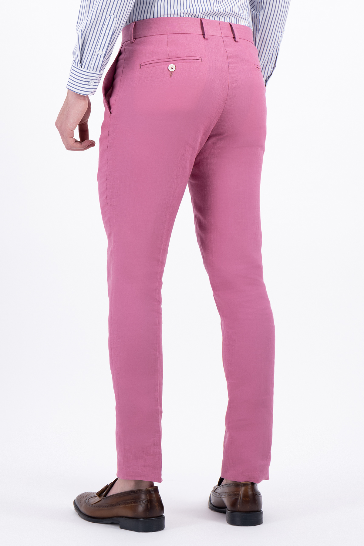 PANTALÓN SEPARATE ROSA OBSCURO SLIM FIT LMENTAL image number 2