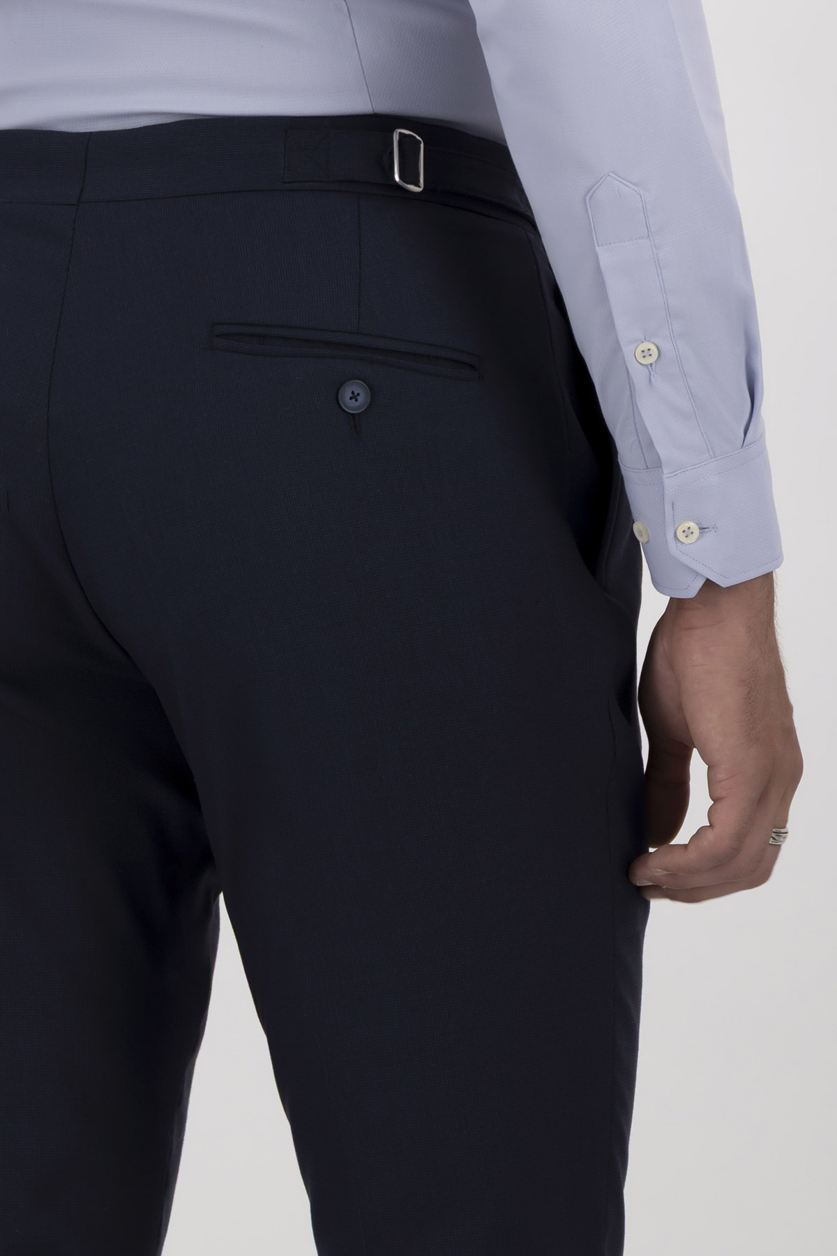 Pantalón Formal Fresco Di Lana Slim Fit Lamberti image number 3