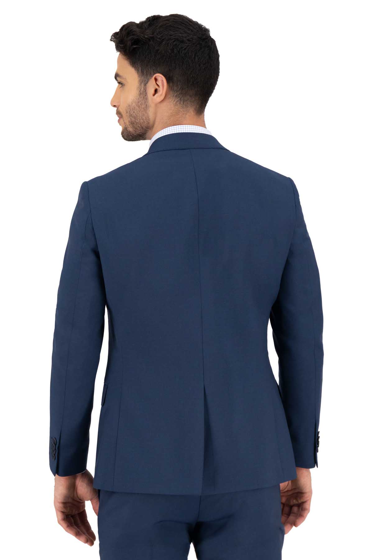 TRAJE FRESO DI LANA AZUL MARINO SLIM FIT LAMBERTI image number 4