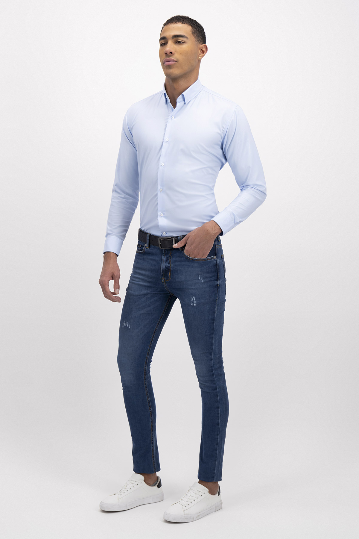 CAMISA FORMAL BAMBOO FIBER SLIM FIT LMENTAL image number 3