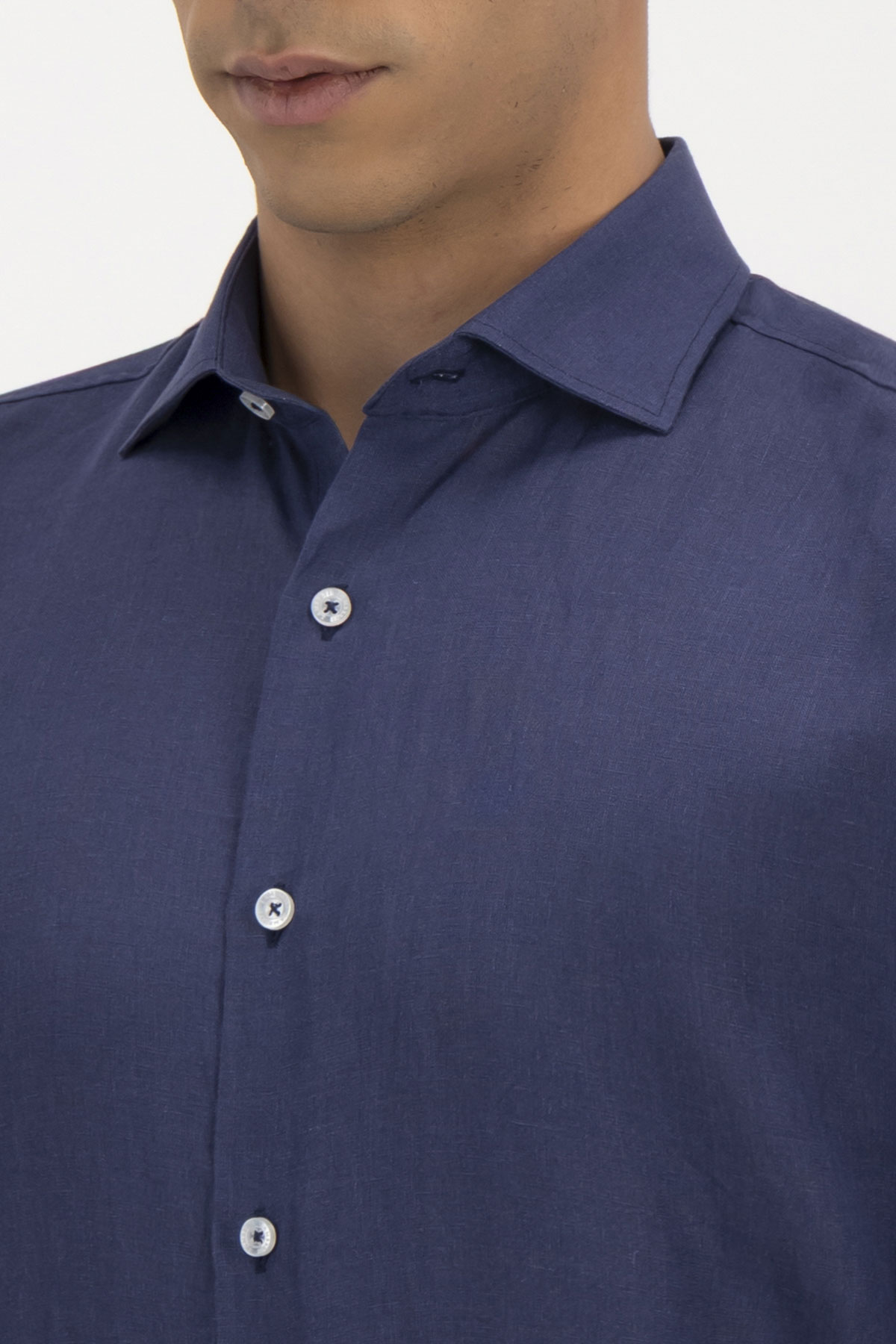Camisa Casual Linen Contemporary Fit Lamberti image number 2