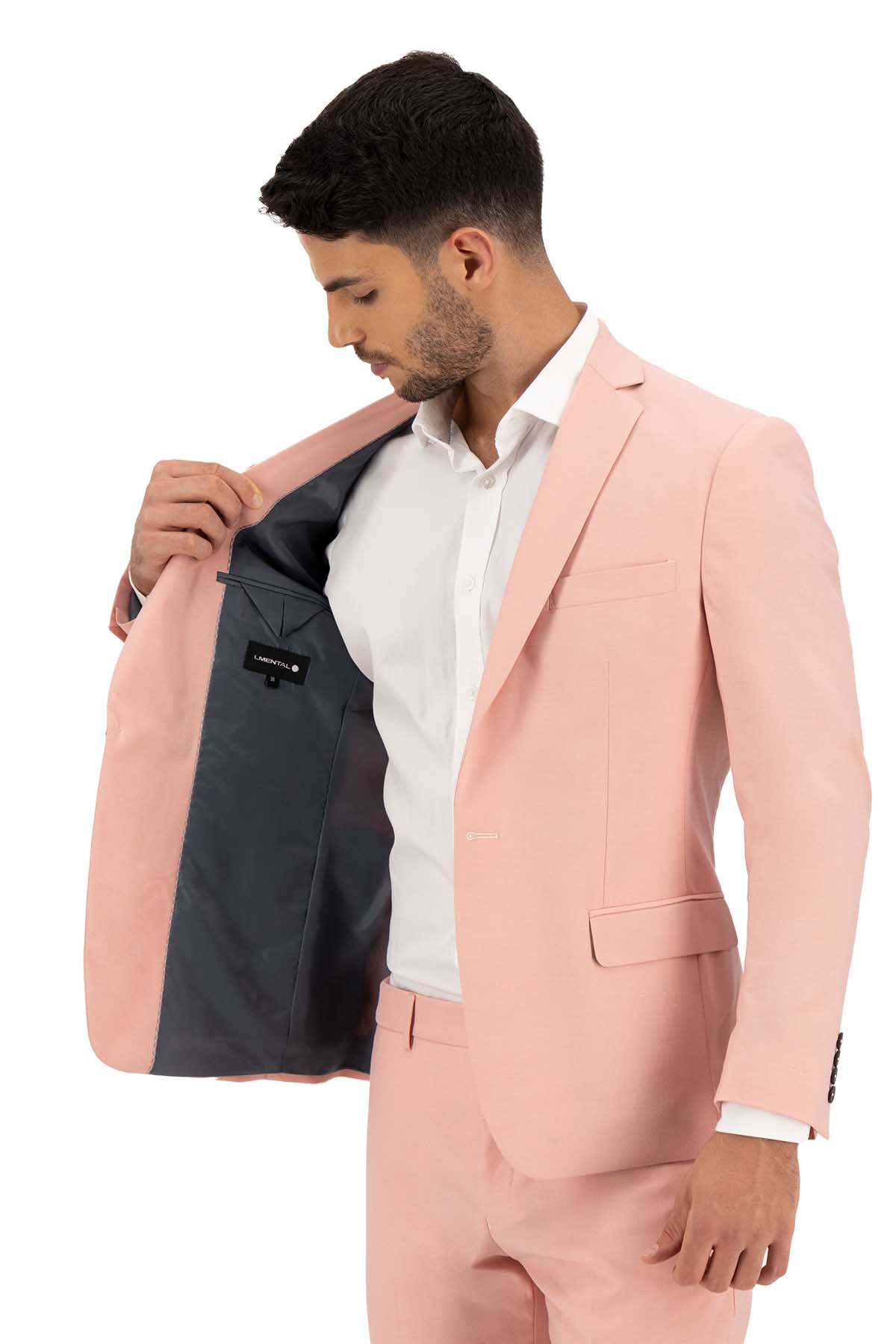 SACO VESTIR BAMBOO FIBER SLIM FIT LMENTAL image number 1
