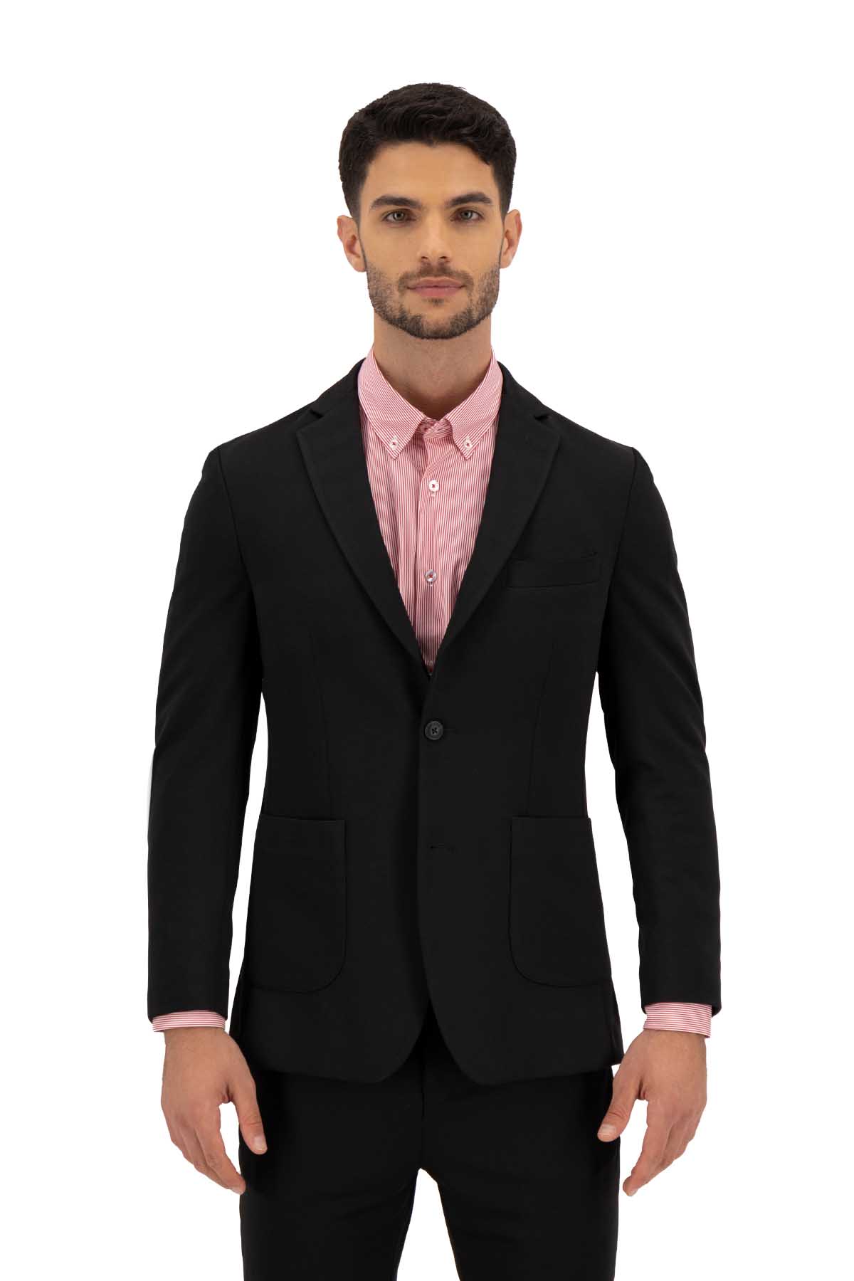 TRAJE NEGRO SLIM FIT LMENTAL image number 0