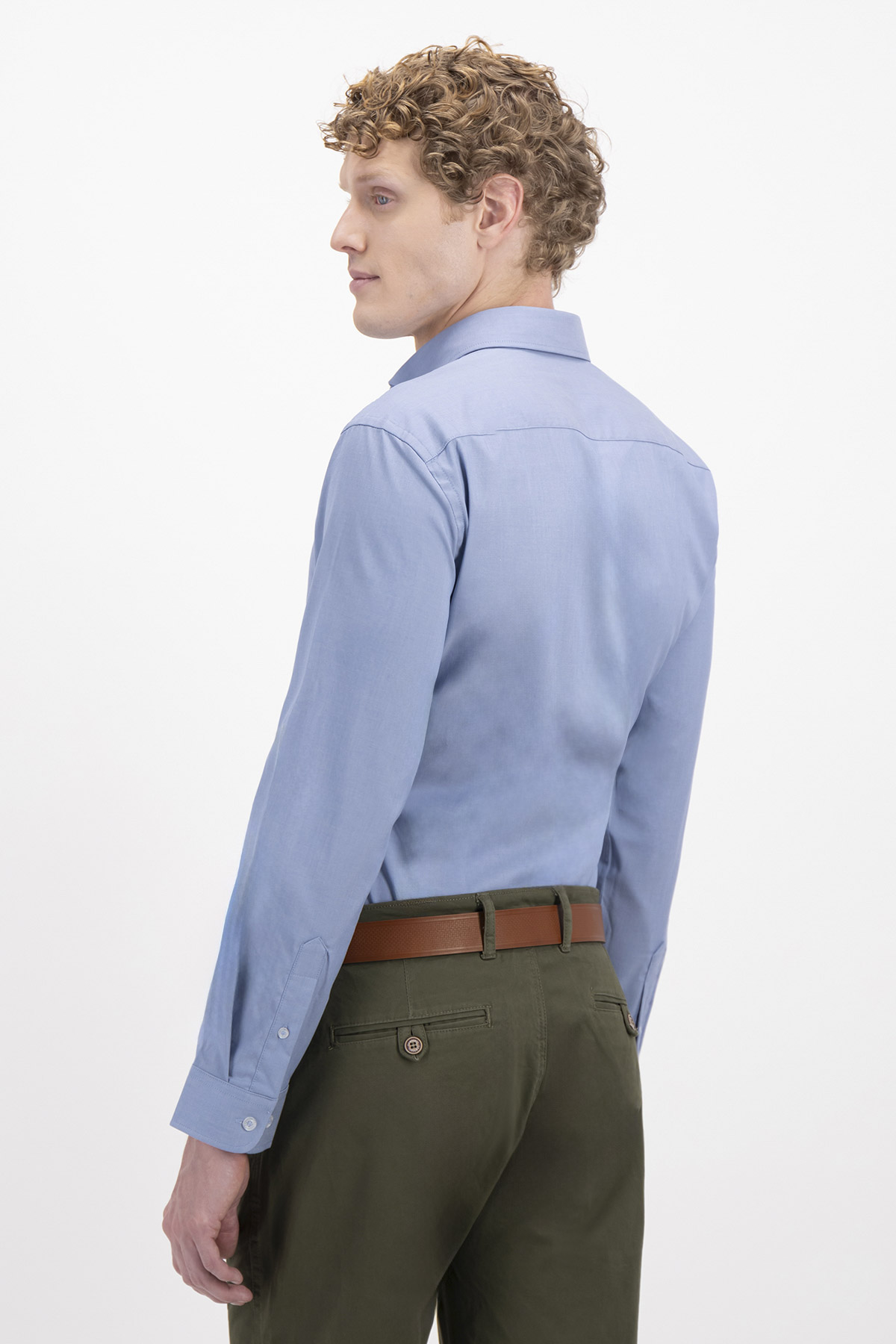 CAMISA CASUAL TENCEL EASY DRY SLIM FIT LAMBERTI