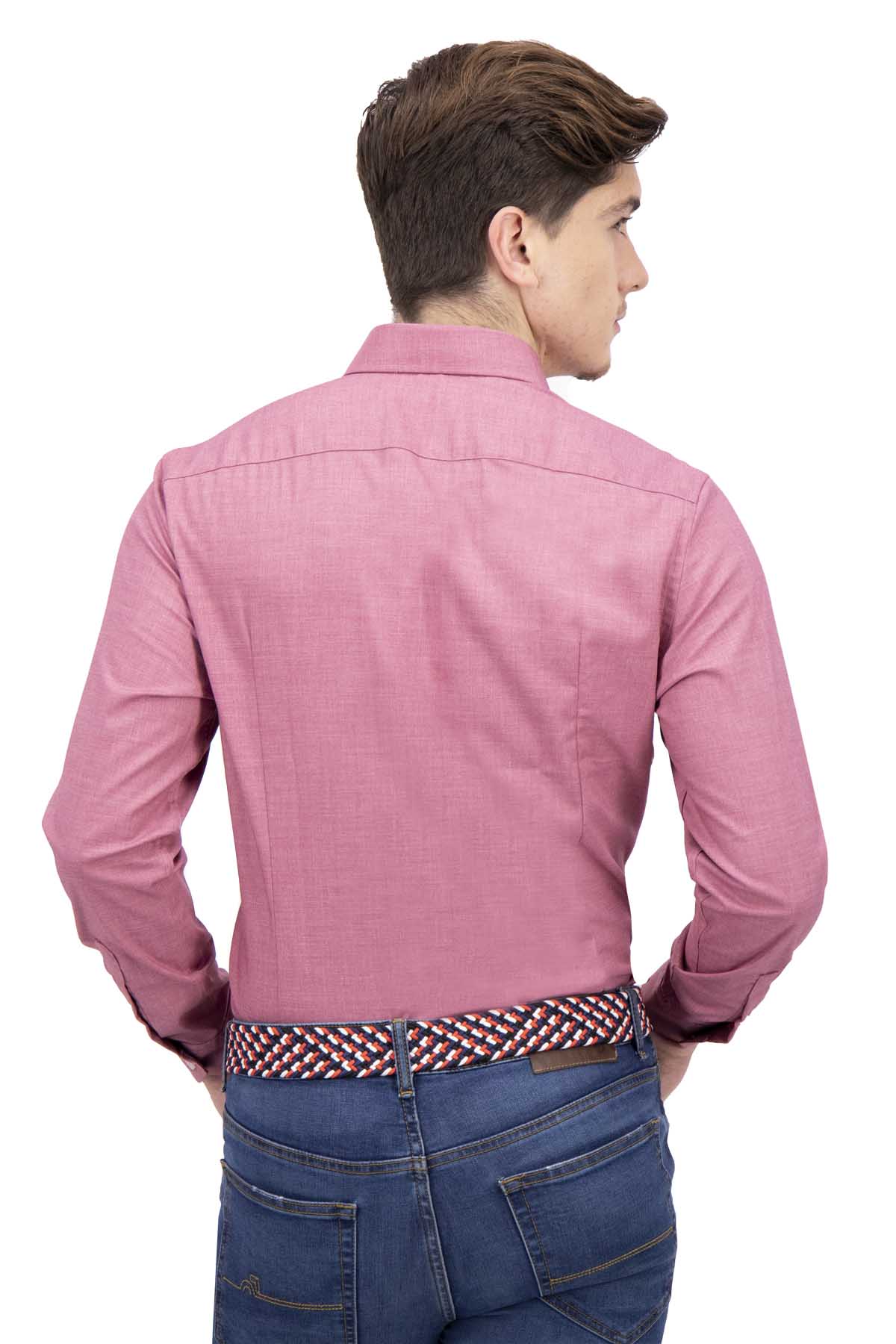 CAMISA VESTIR ROJO SLIM FIT LMENTAL image number 3