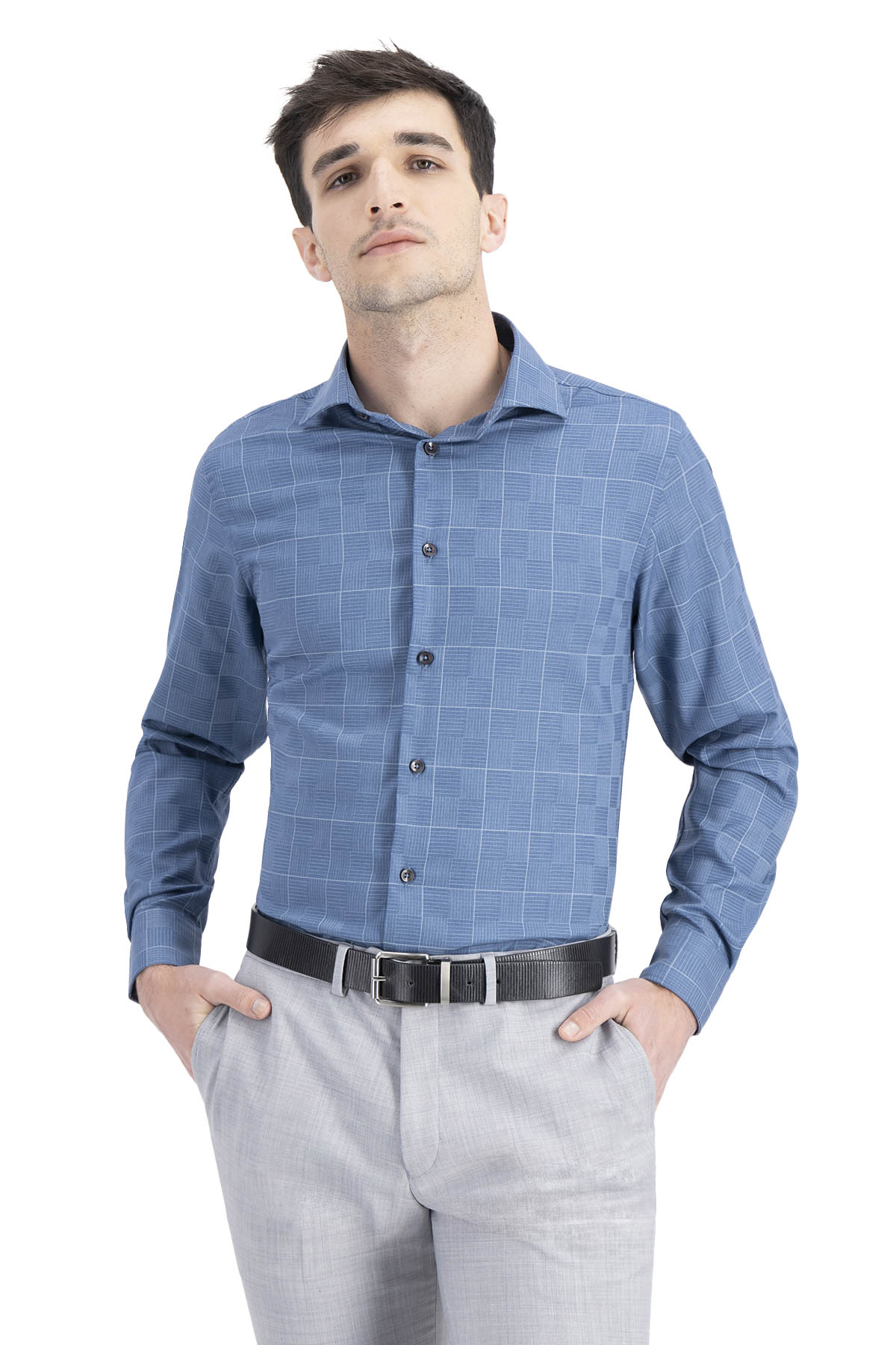 CAMISA FORMAL SKINNY FIT LMENTAL image number 0