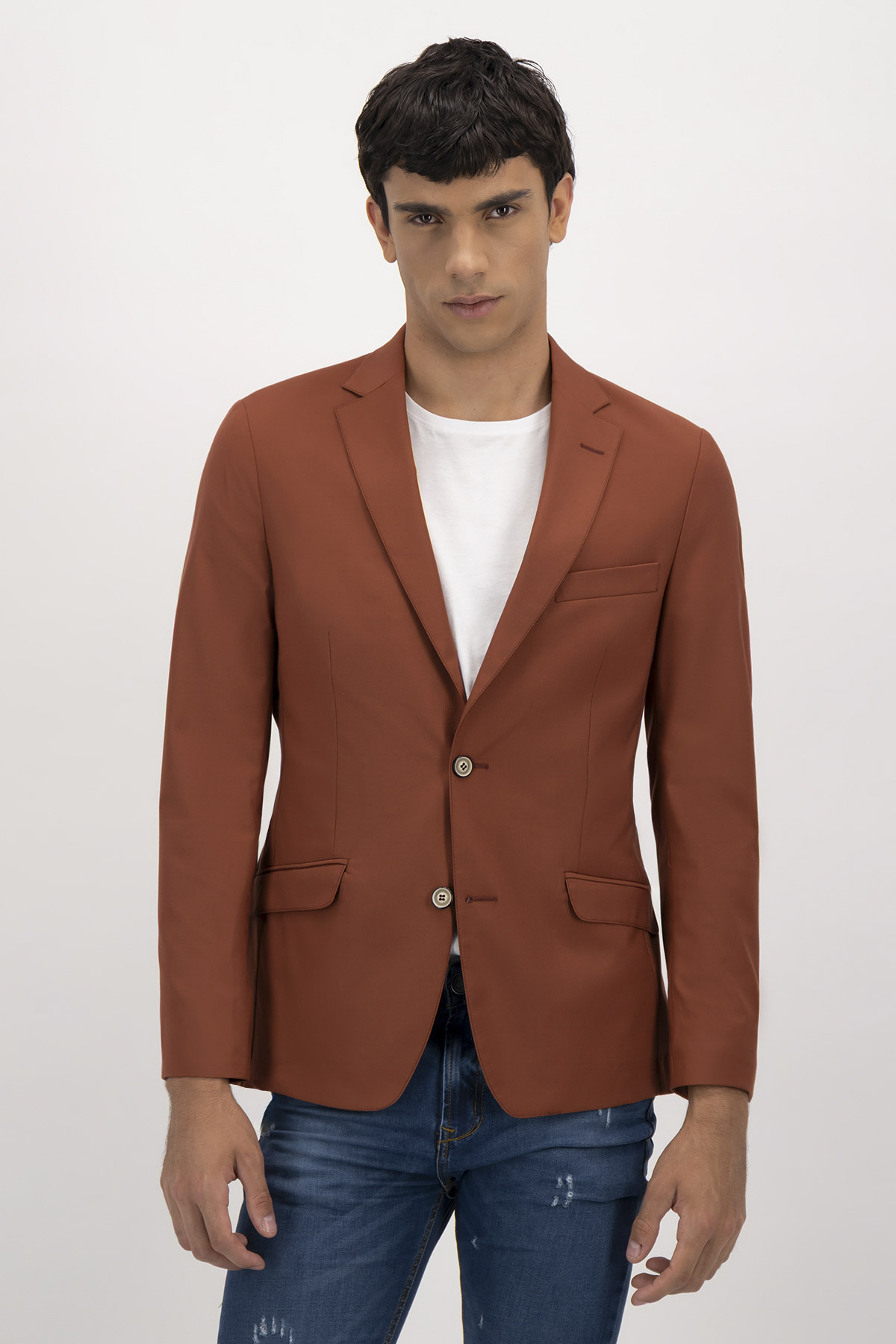 Saco Separate Bamboo Fiber Skinny Fit Lmental